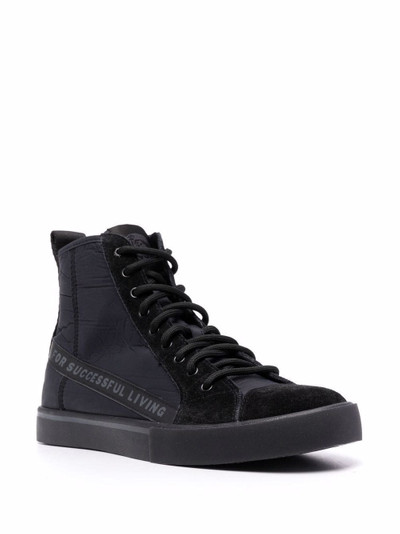 Diesel high-top suede trainers outlook