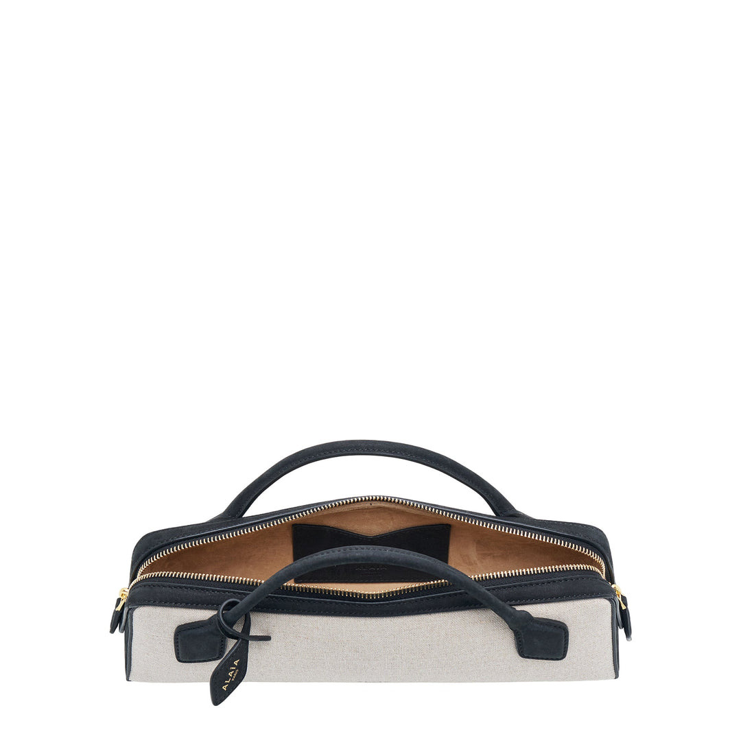 Teckel Clutch Linen And Nubuck - 3