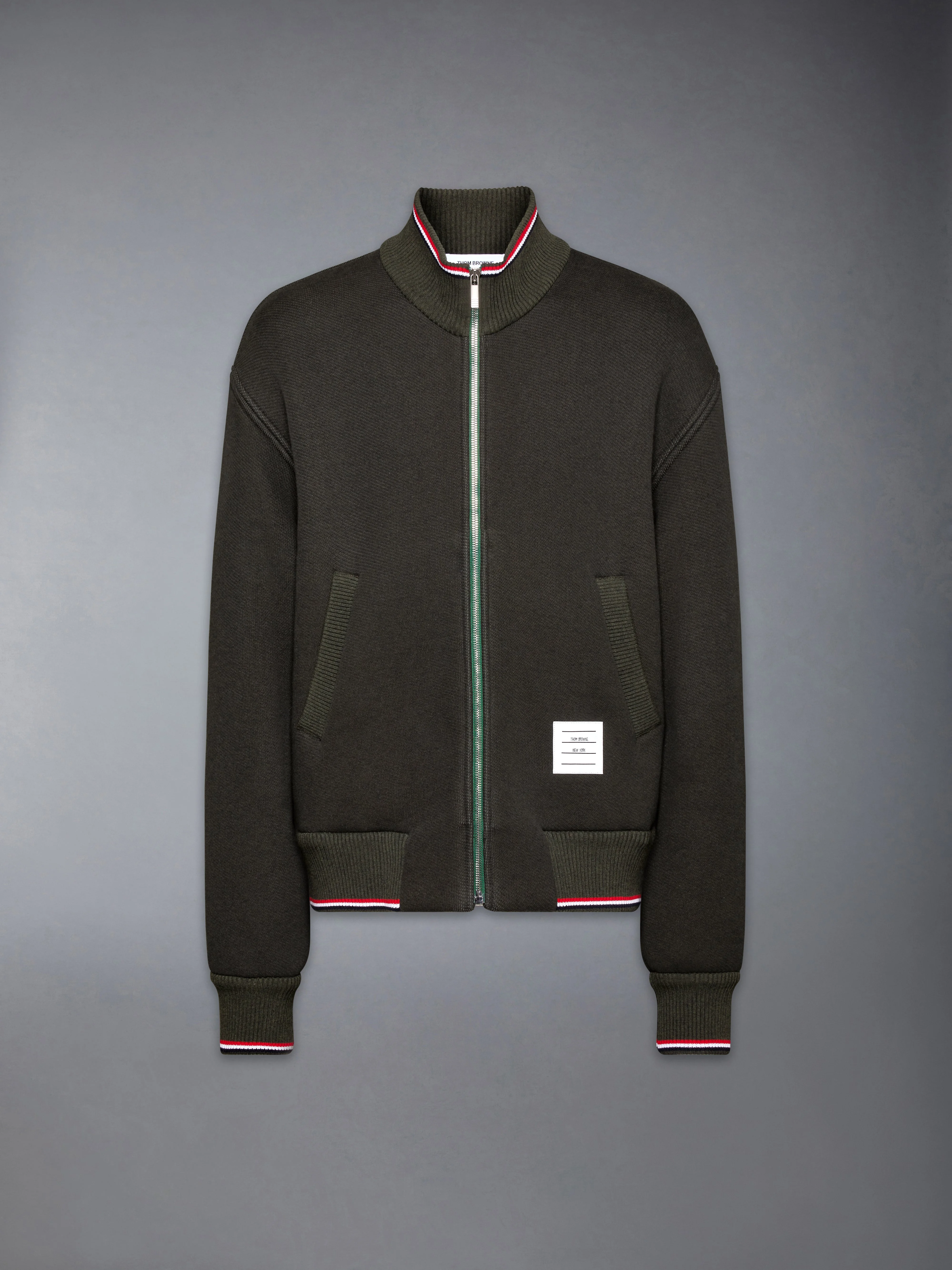 LOOPBACK OVERSIZED RWB STRIPE JACKET - 1