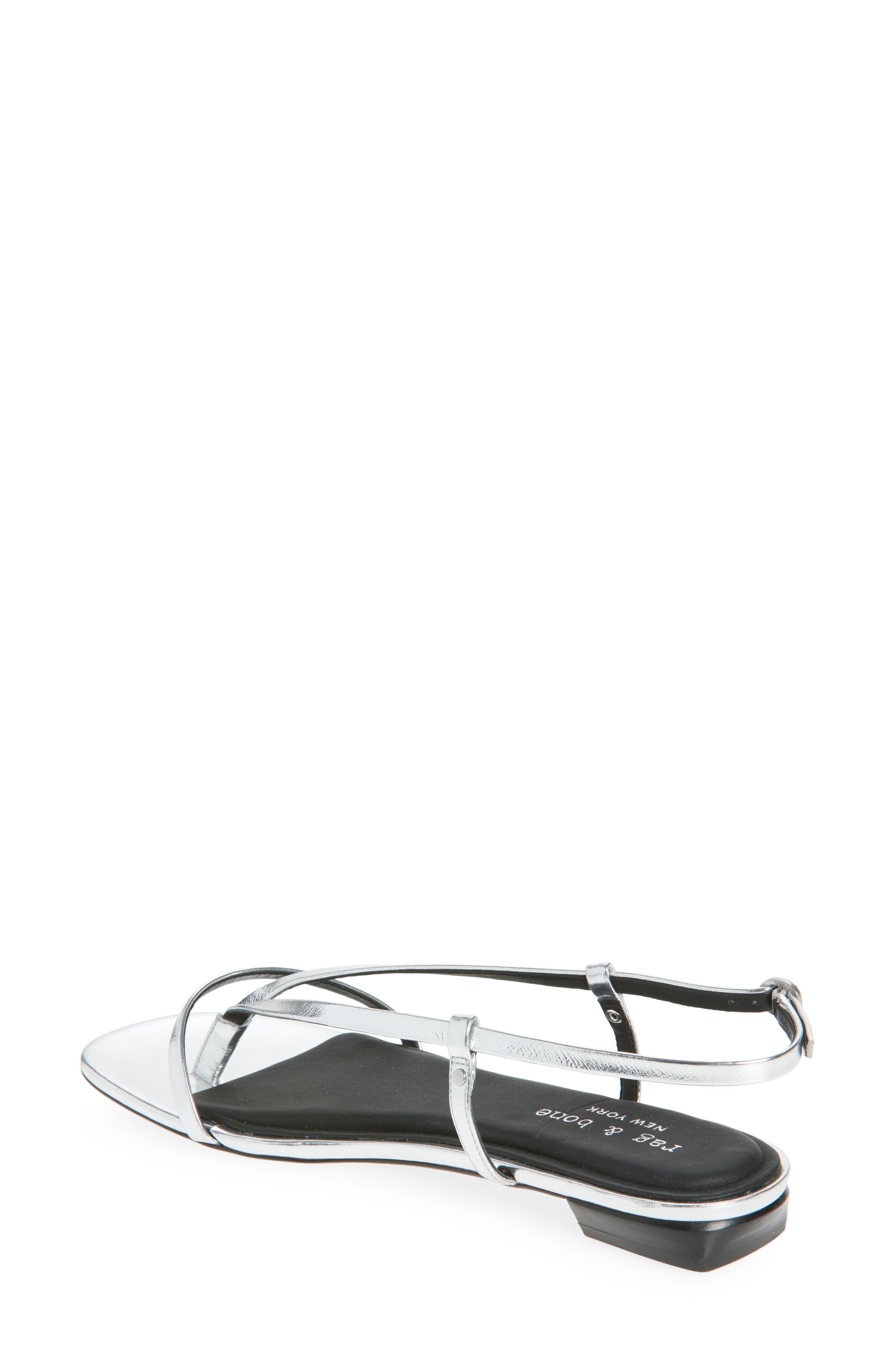 rag & bone Giselle Slingback Sandal in Silver at Nordstrom - 2