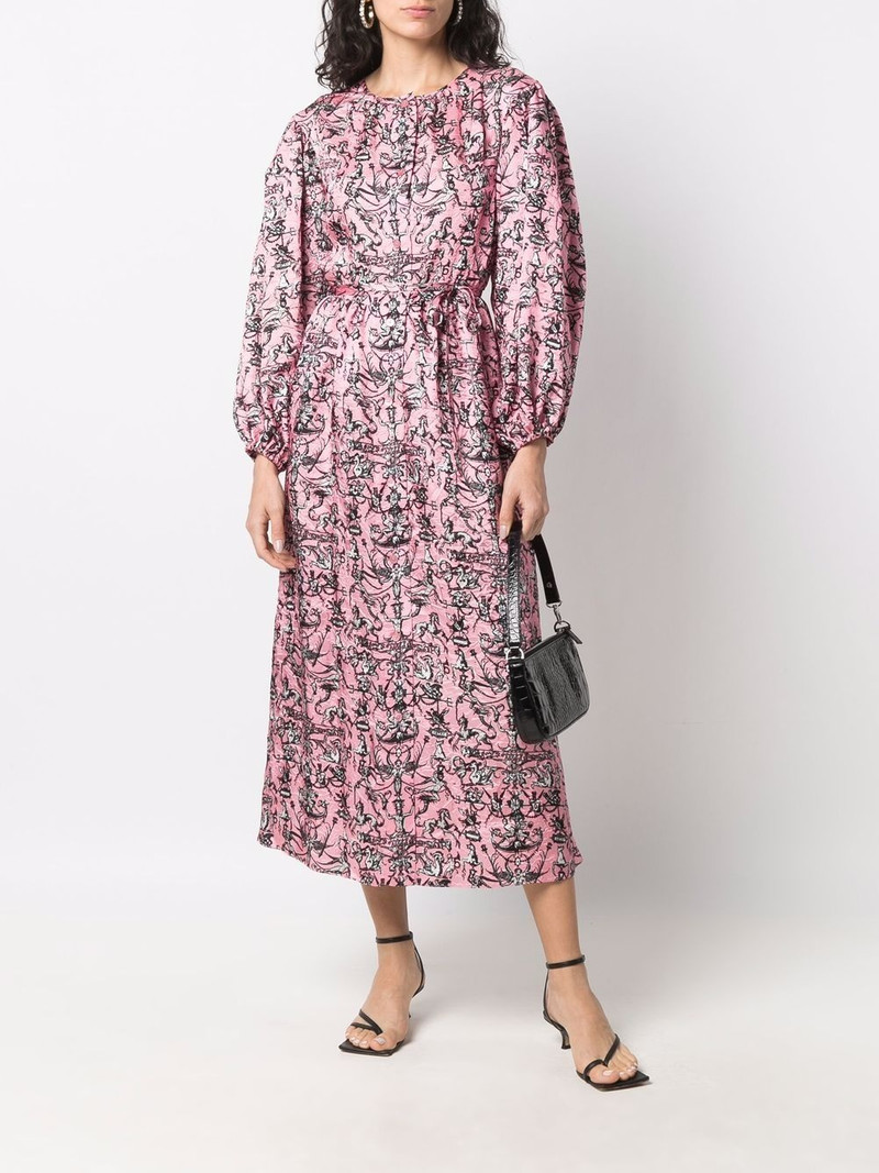 PATOU printed maxi shirt dress outlook
