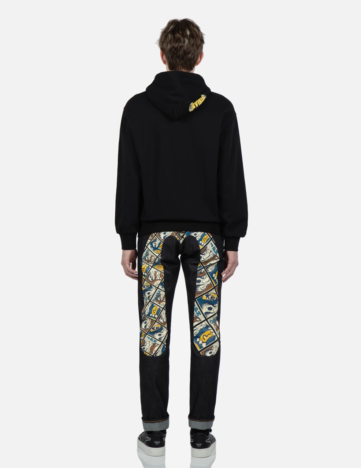 EVISU SQUAD SEAGULL PRINT HOODED SWEATSHIRT - 6