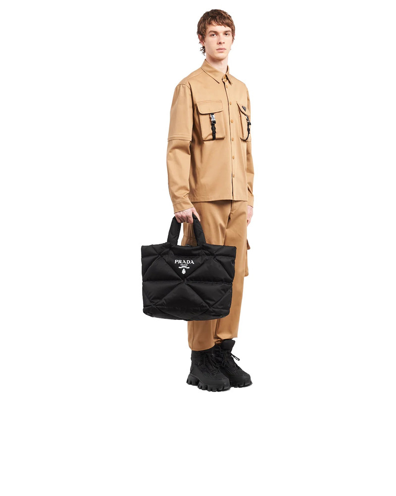 Padded Re-Nylon tote bag 7