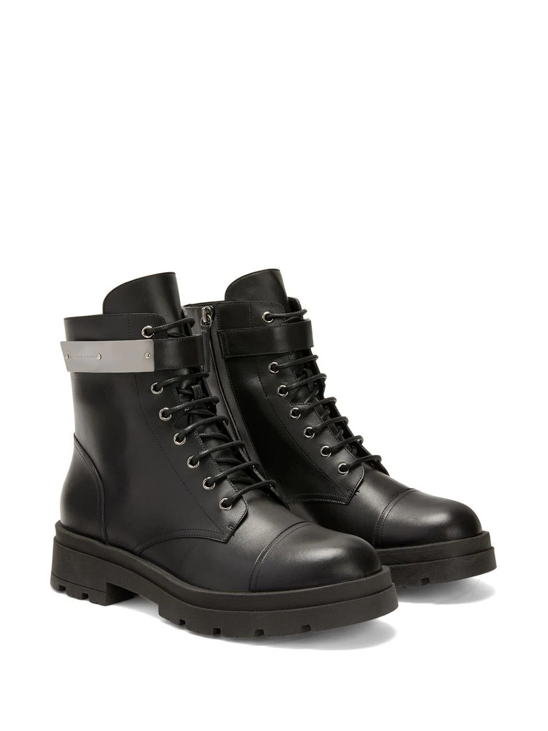 Giuseppe Zanotti Ruger leather ankle boots outlook