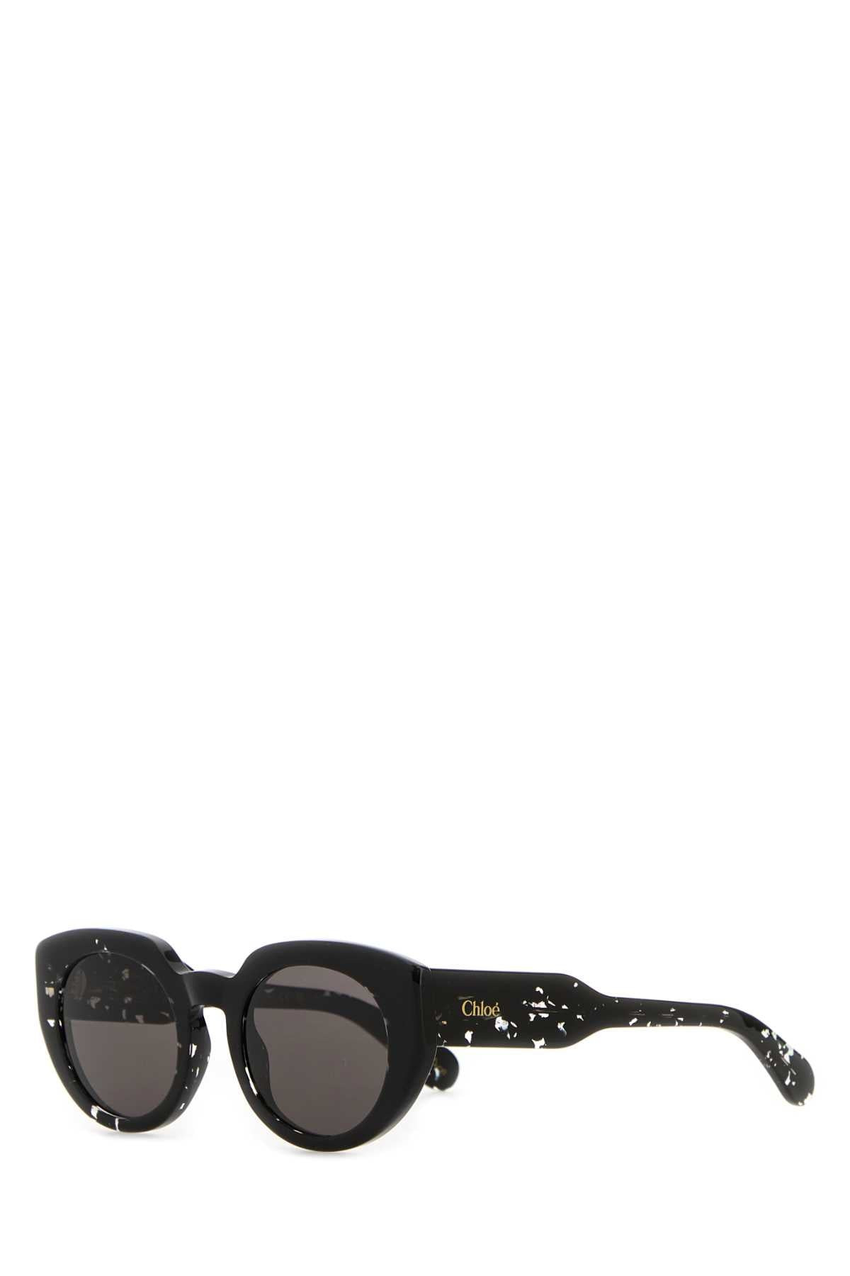 Chloe Women Black Acetate Gayia Sunglasses - 1