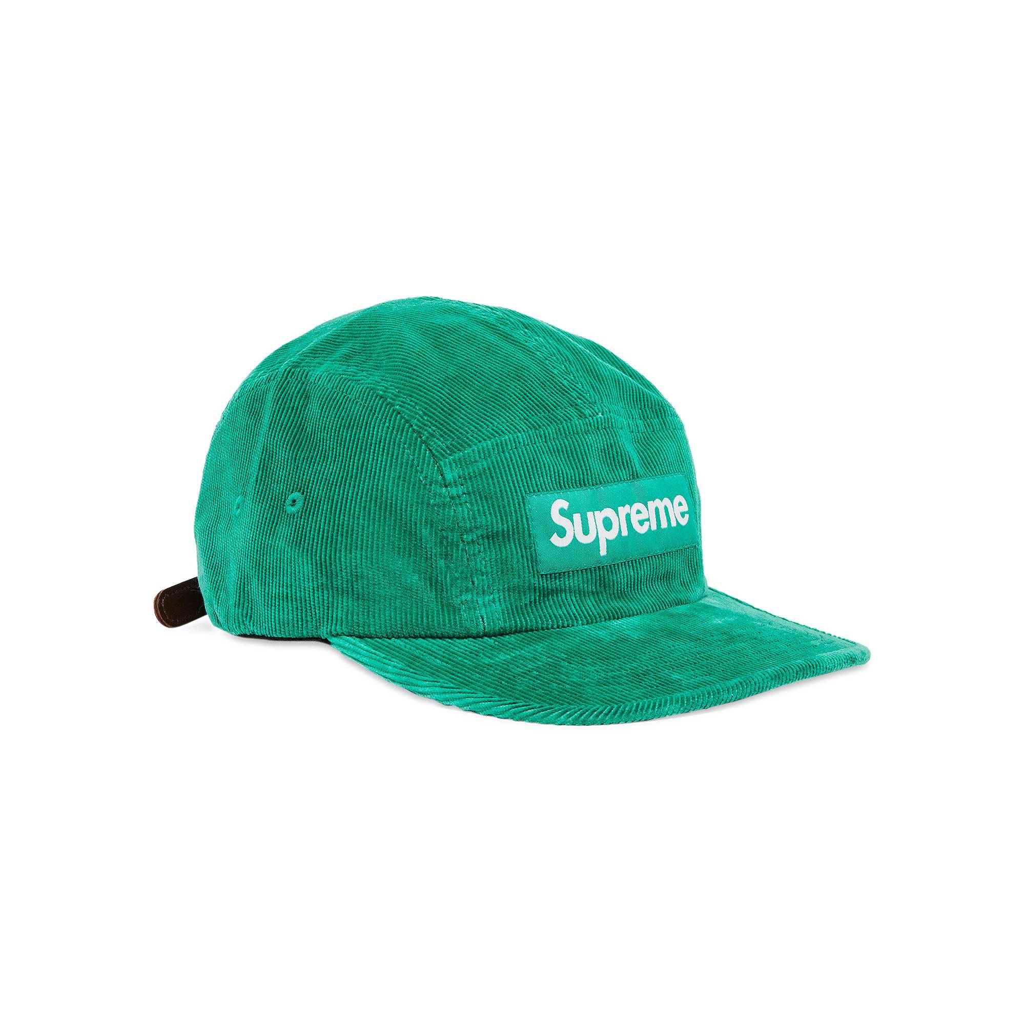 Supreme Corduroy Camp Cap 'Green' - 2