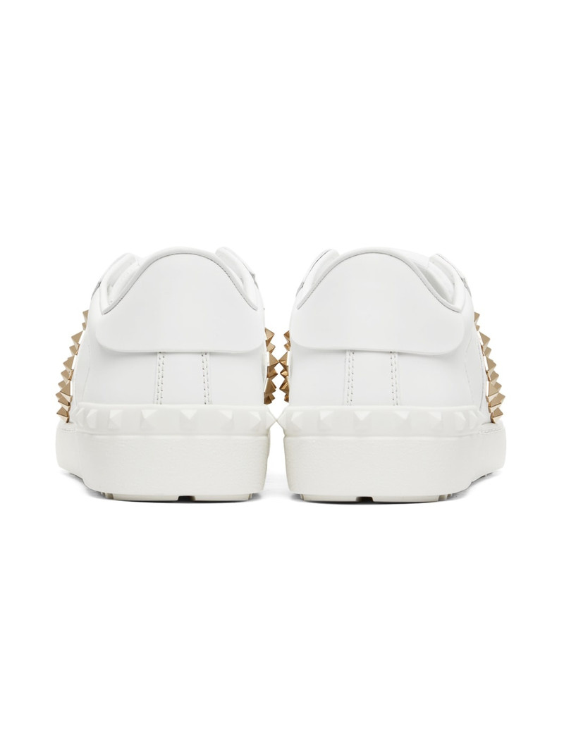 White Untitled Open Sneakers 4