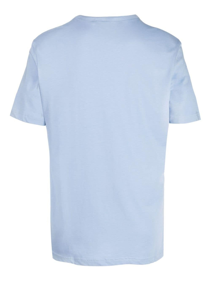 BOSS logo-appliquÃ© cotton T-shirt outlook