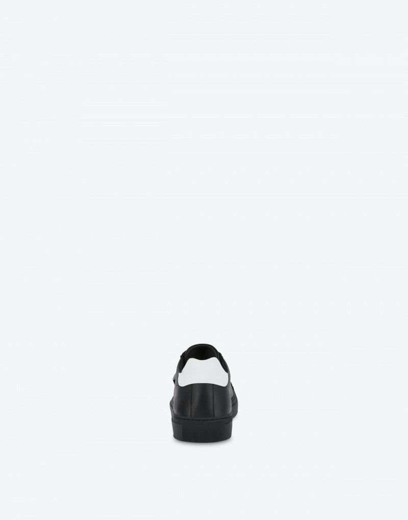 Moschino CALFSKIN SNEAKERS MOSCHINO LABEL outlook