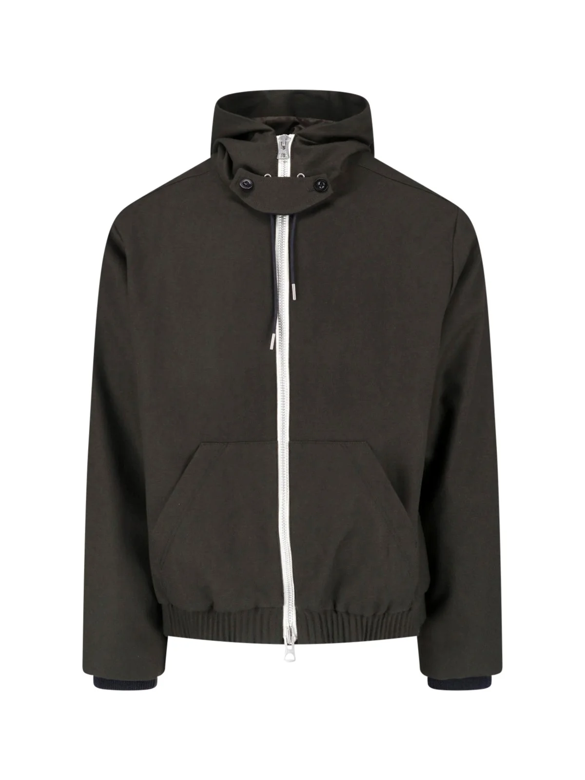 WOOL HOODED SWEATSHIRT - 1