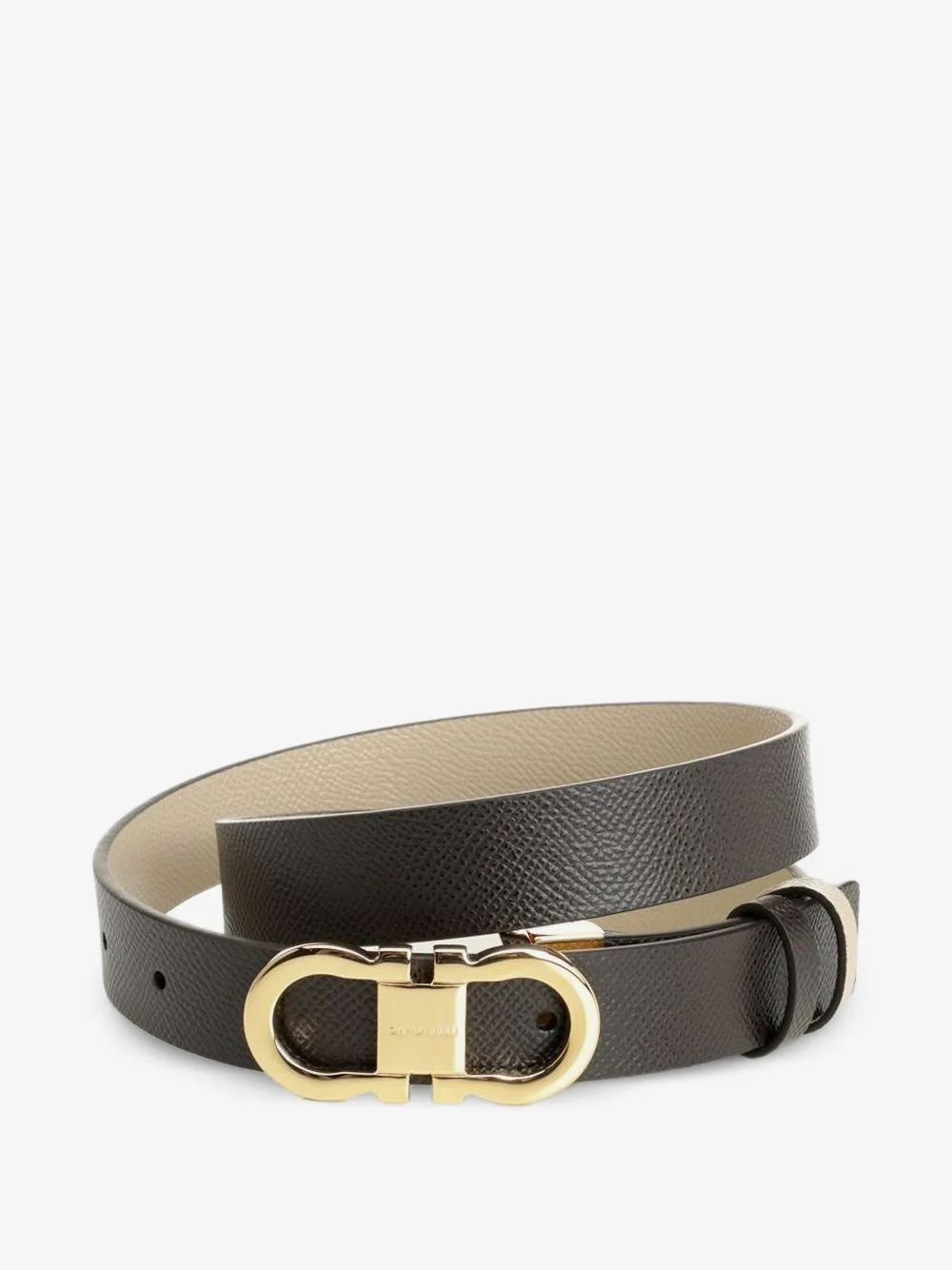 reversible and adjustable Gancini belt - 1