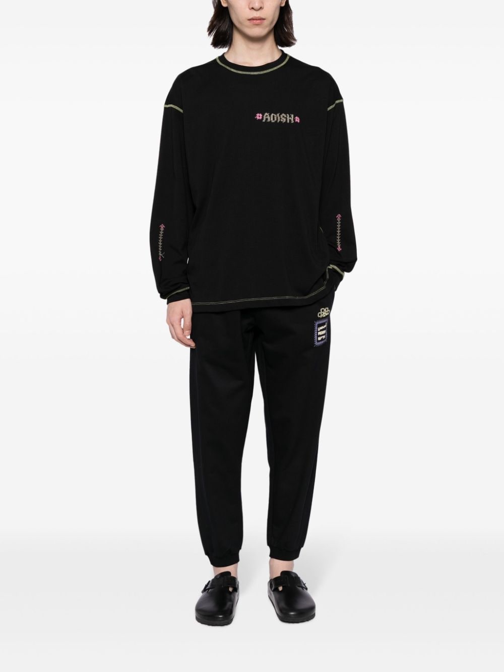 Tatreez logo-embroidered T-shirt - 2