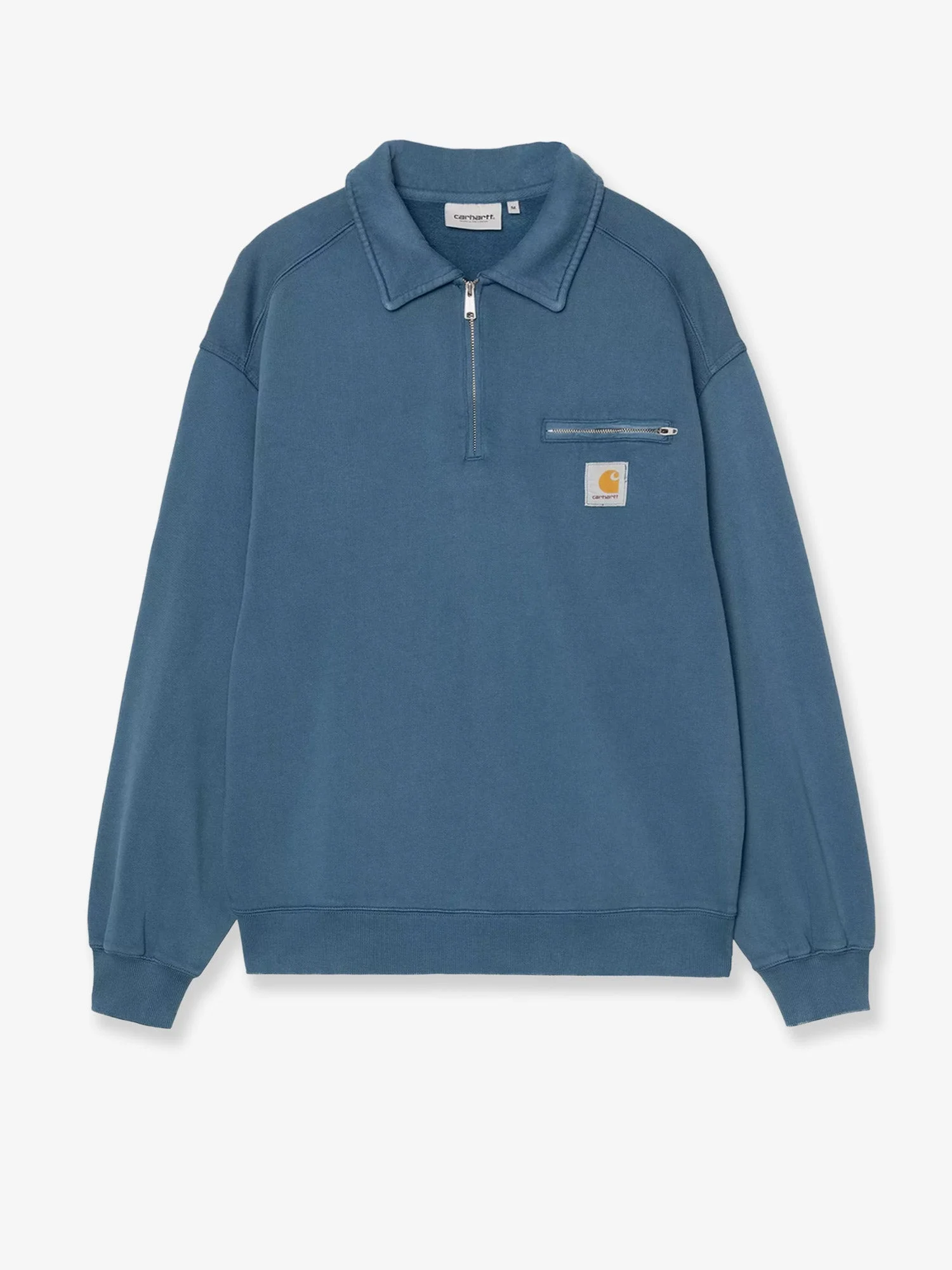 Carhartt WIP Detroit Dyeing Cotton Sweatshirt Blue - 1