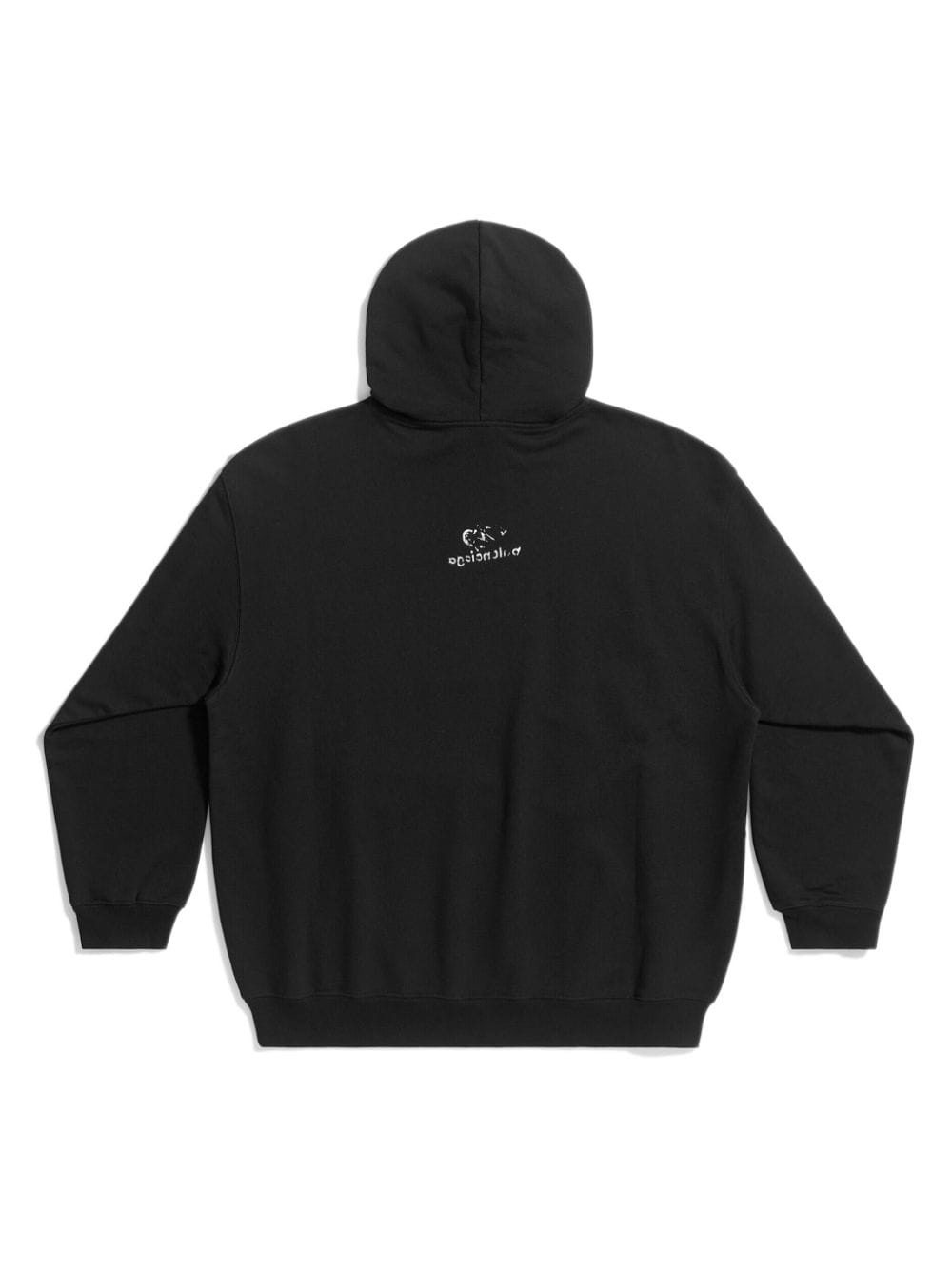 logo-print cotton hoodie - 2
