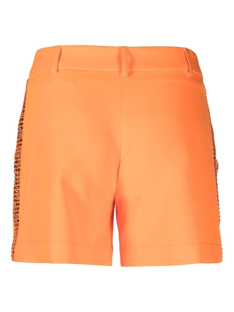 PHILIPP PLEIN crystal-embellishment tailored shorts outlook