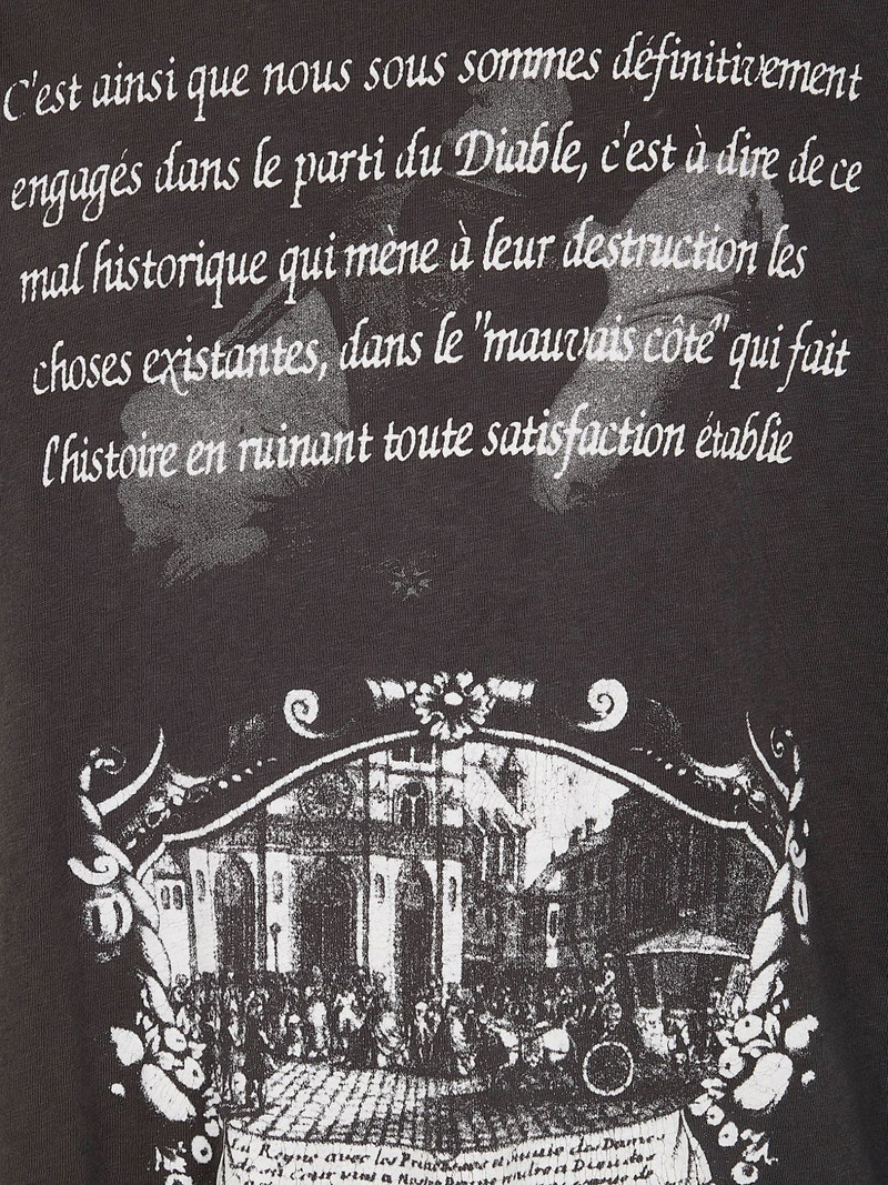 Enfants Riches Déprimés faded-effect graphic-print T-shirt outlook