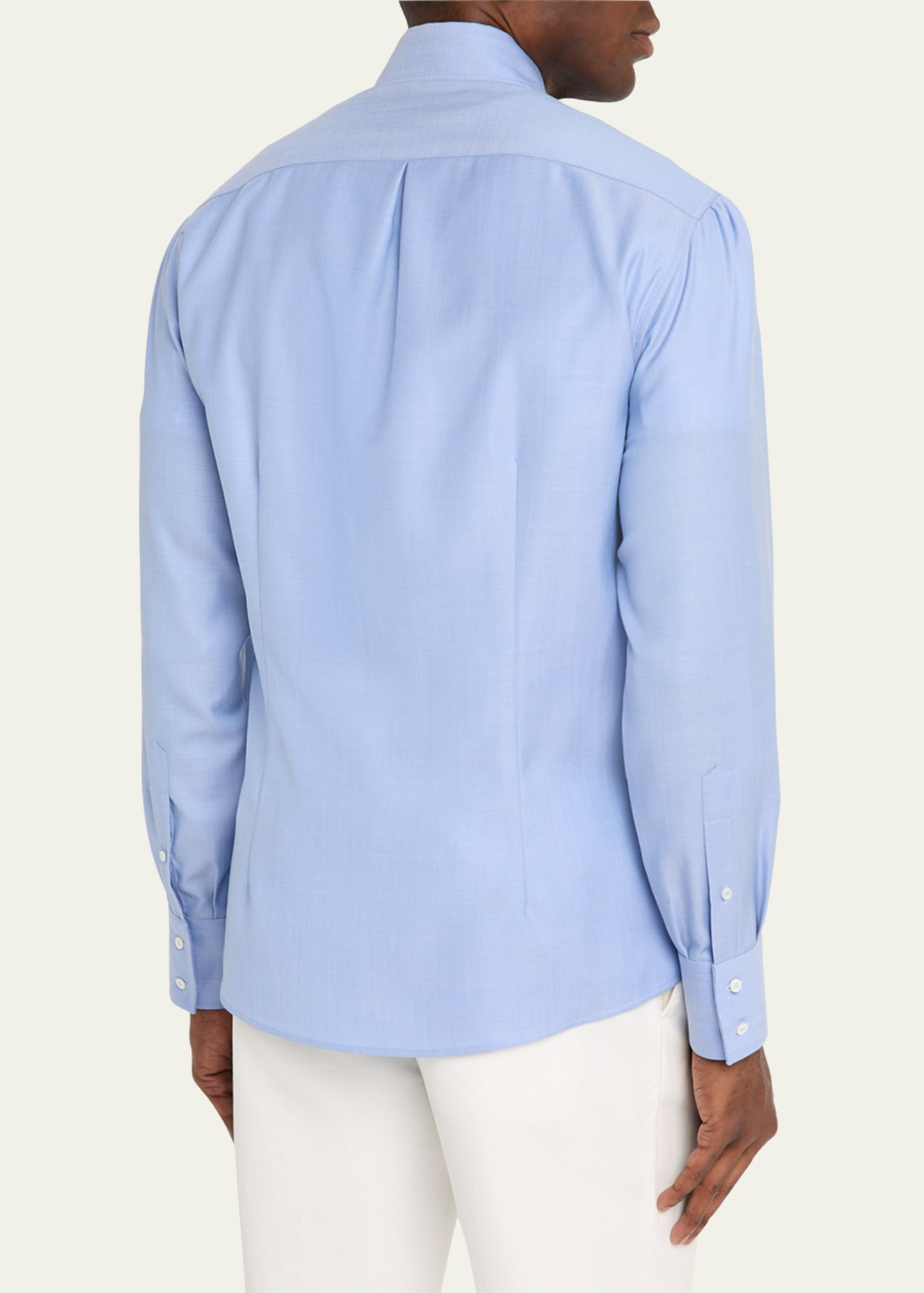 Men's Woven Oxford Spread-Collar Sport Shirt - 3
