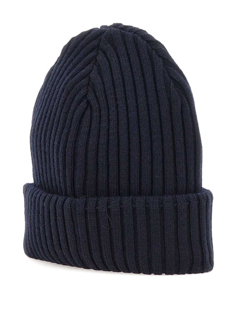 ribbed logo-label beanie 5