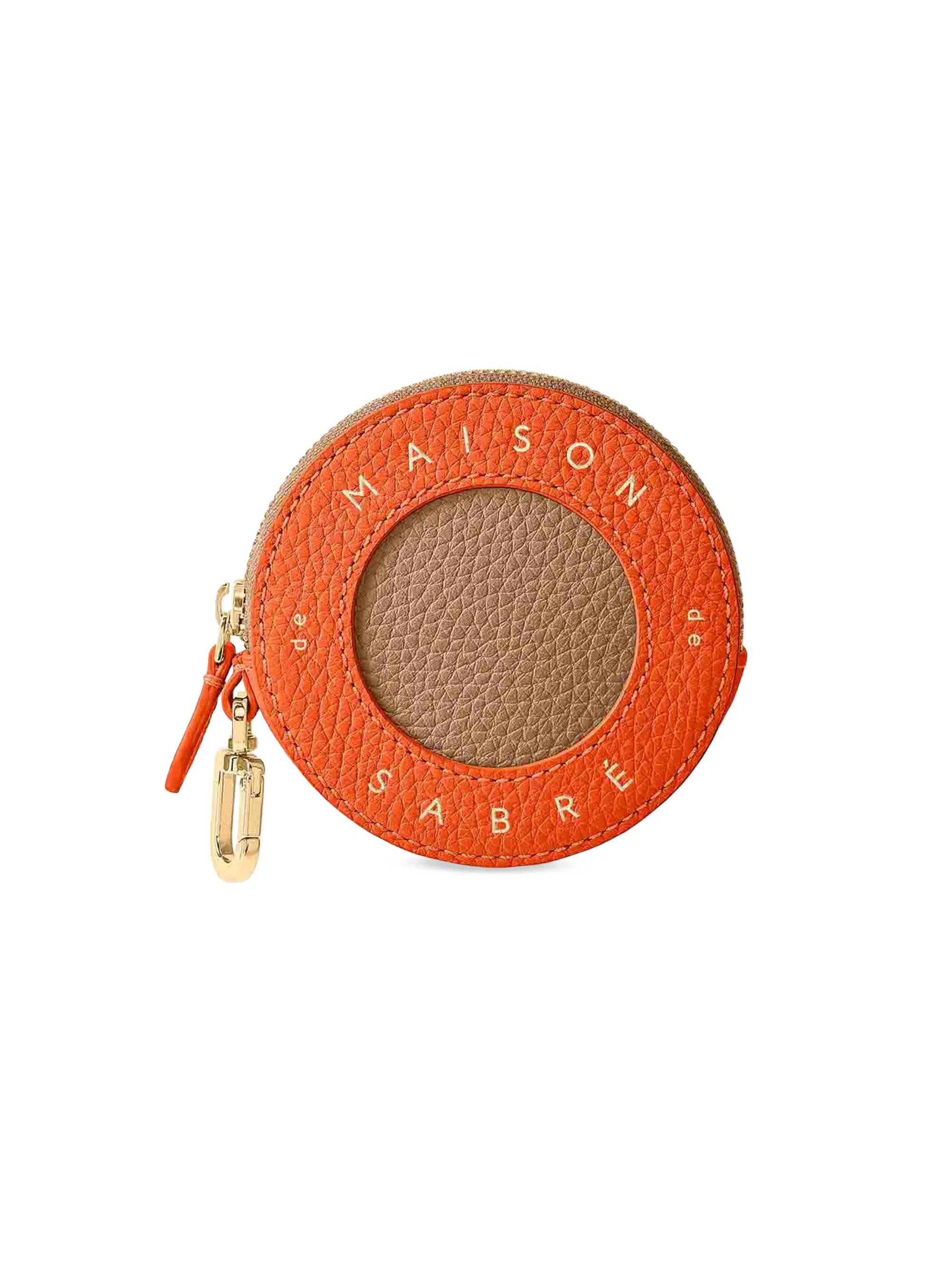 Women's Leather Coin Purse - Sandstone Manhattan - 1