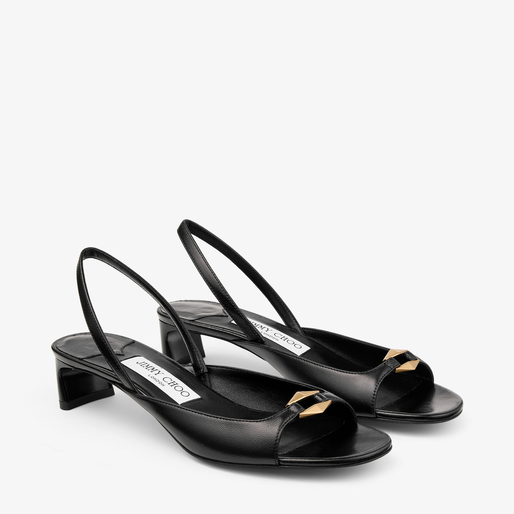 Lev 35
Black Nappa Leather Sandals - 2