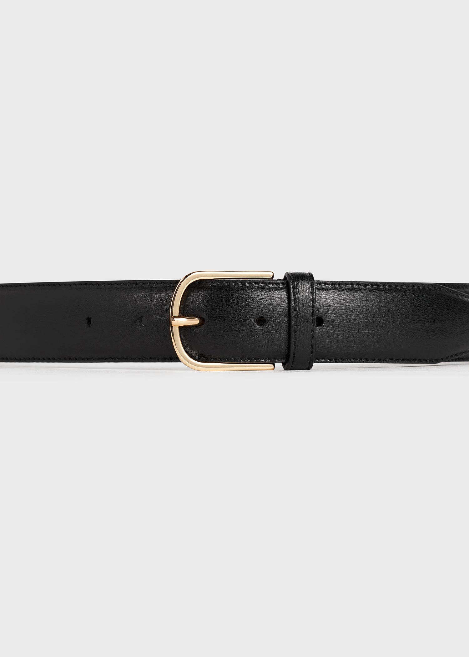 Wide trouser belt black - 5