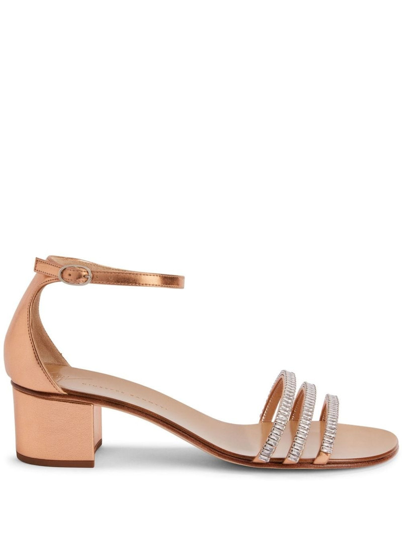 Martha round-toe leather sandals 1