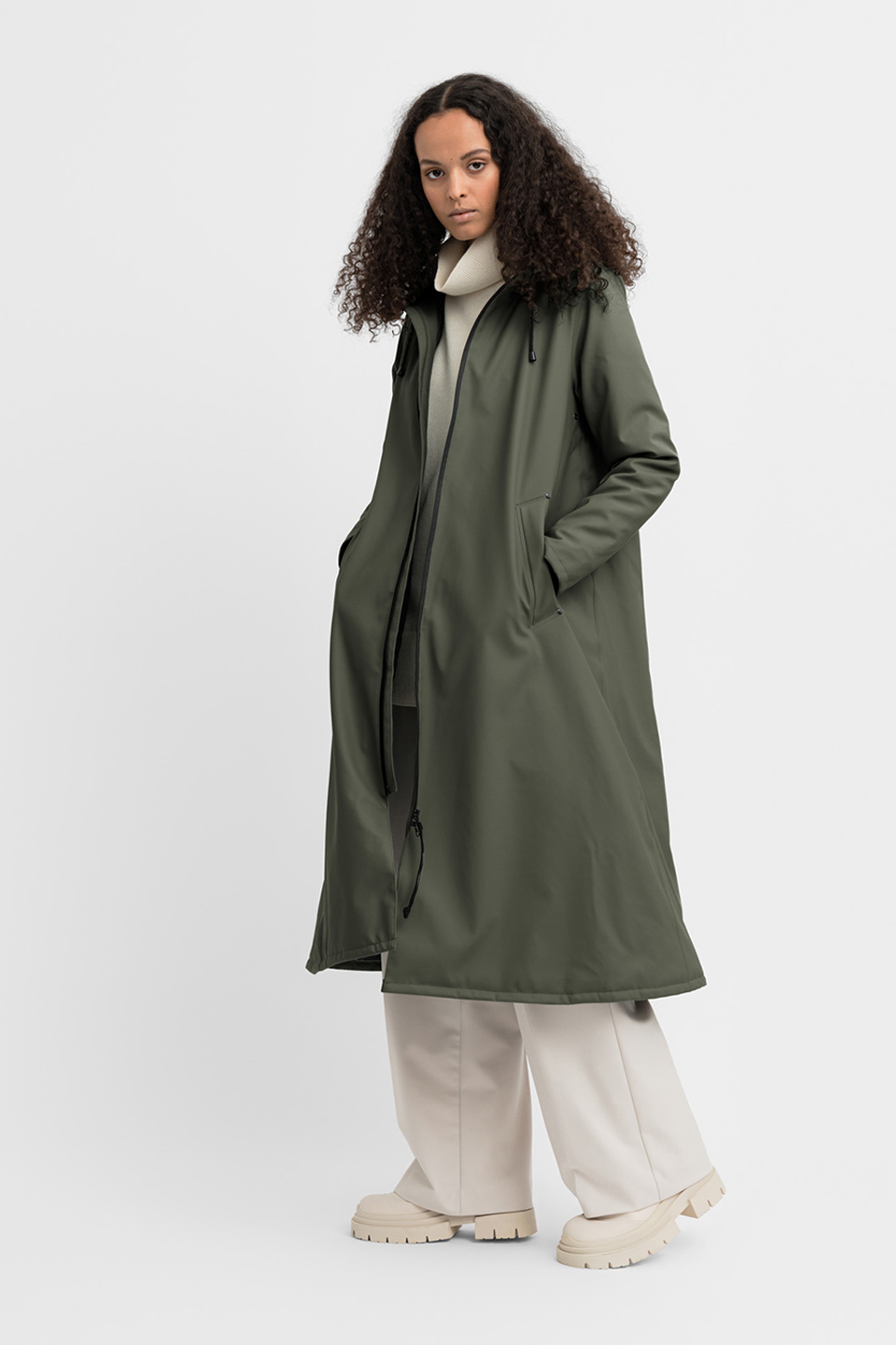 Mosebacke Long Winter Khaki Green - 6