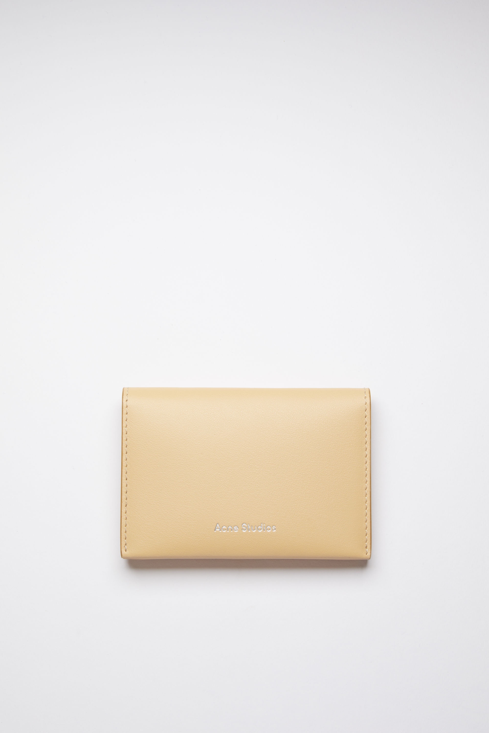 Folded card holder - Dune beige - 1