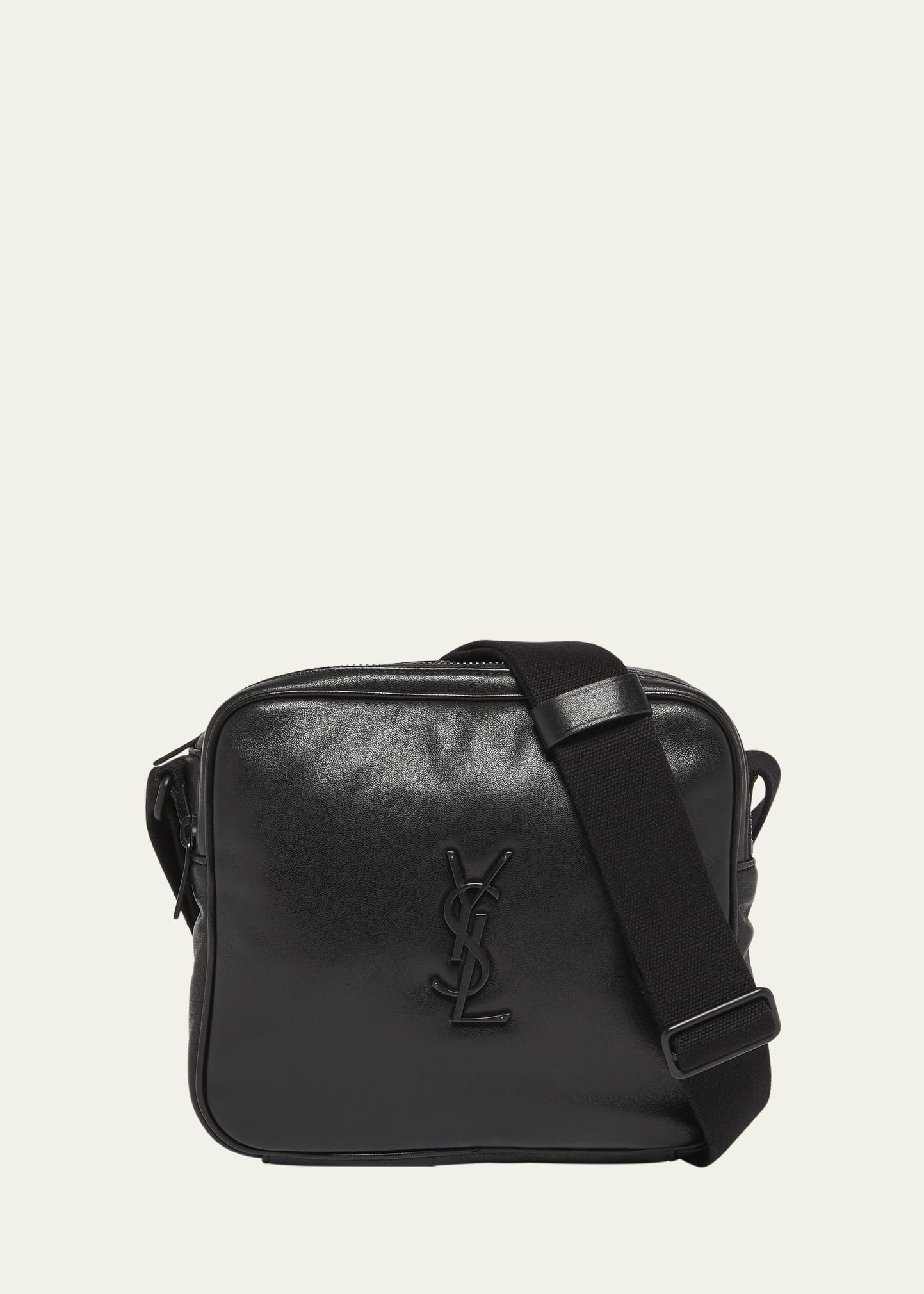 Men's Niki YSL Cube Camera Bag in Leather - 1