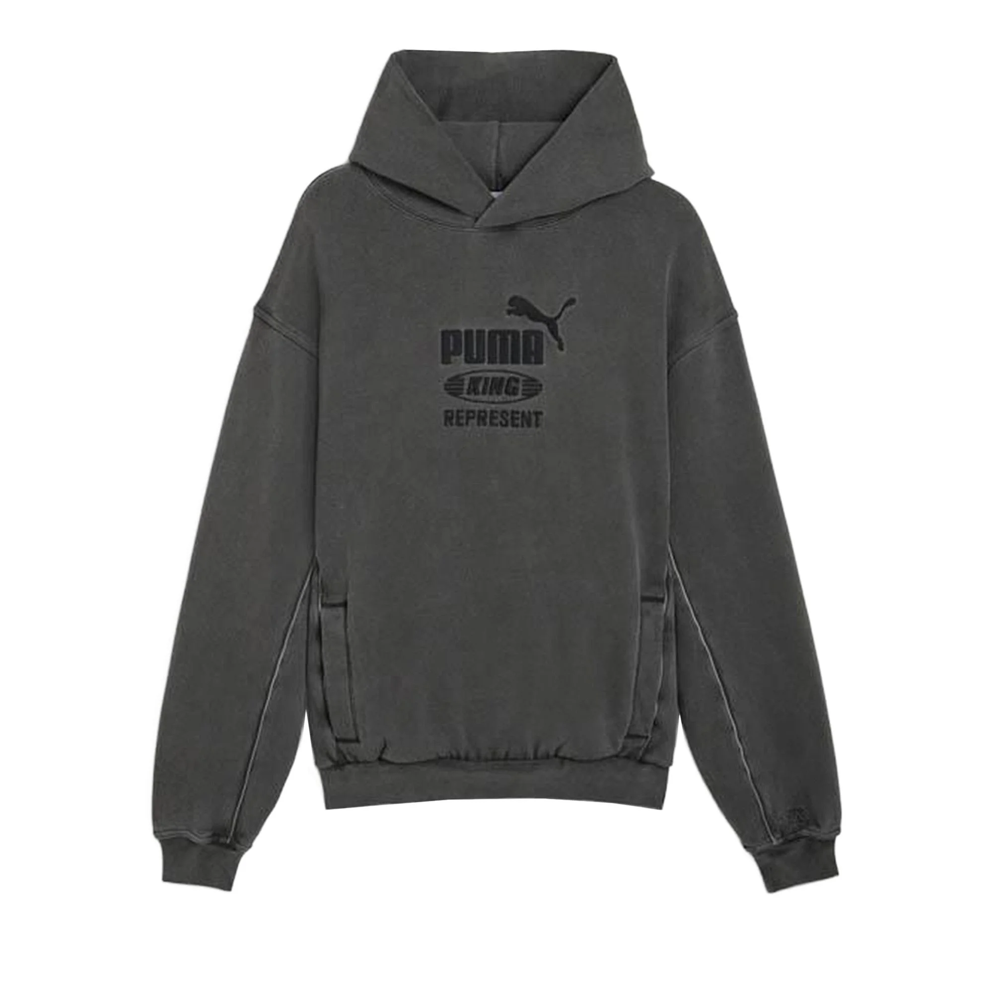 Puma x Represent Graphic Hoodie 'Flat Dark Grey' - 1
