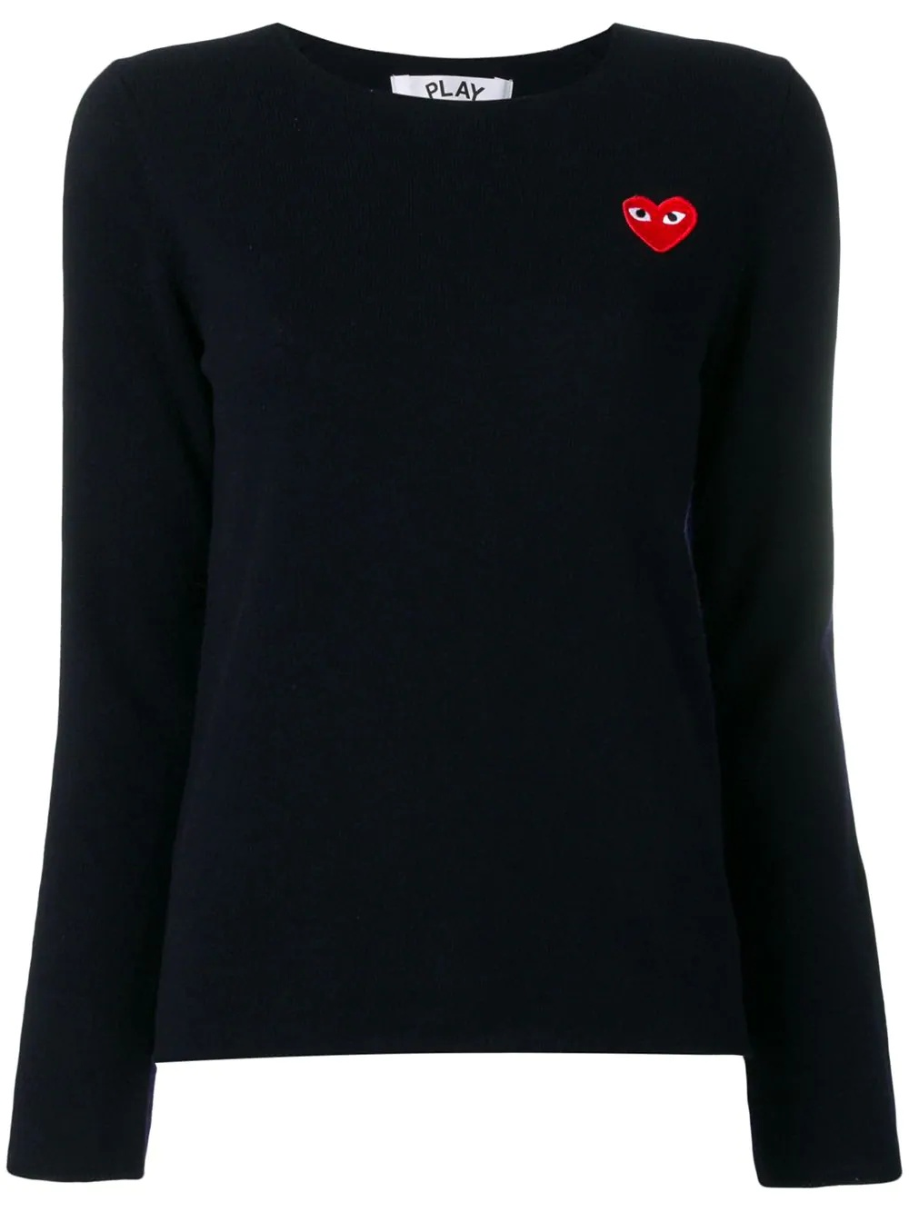 heart patch jumper - 1