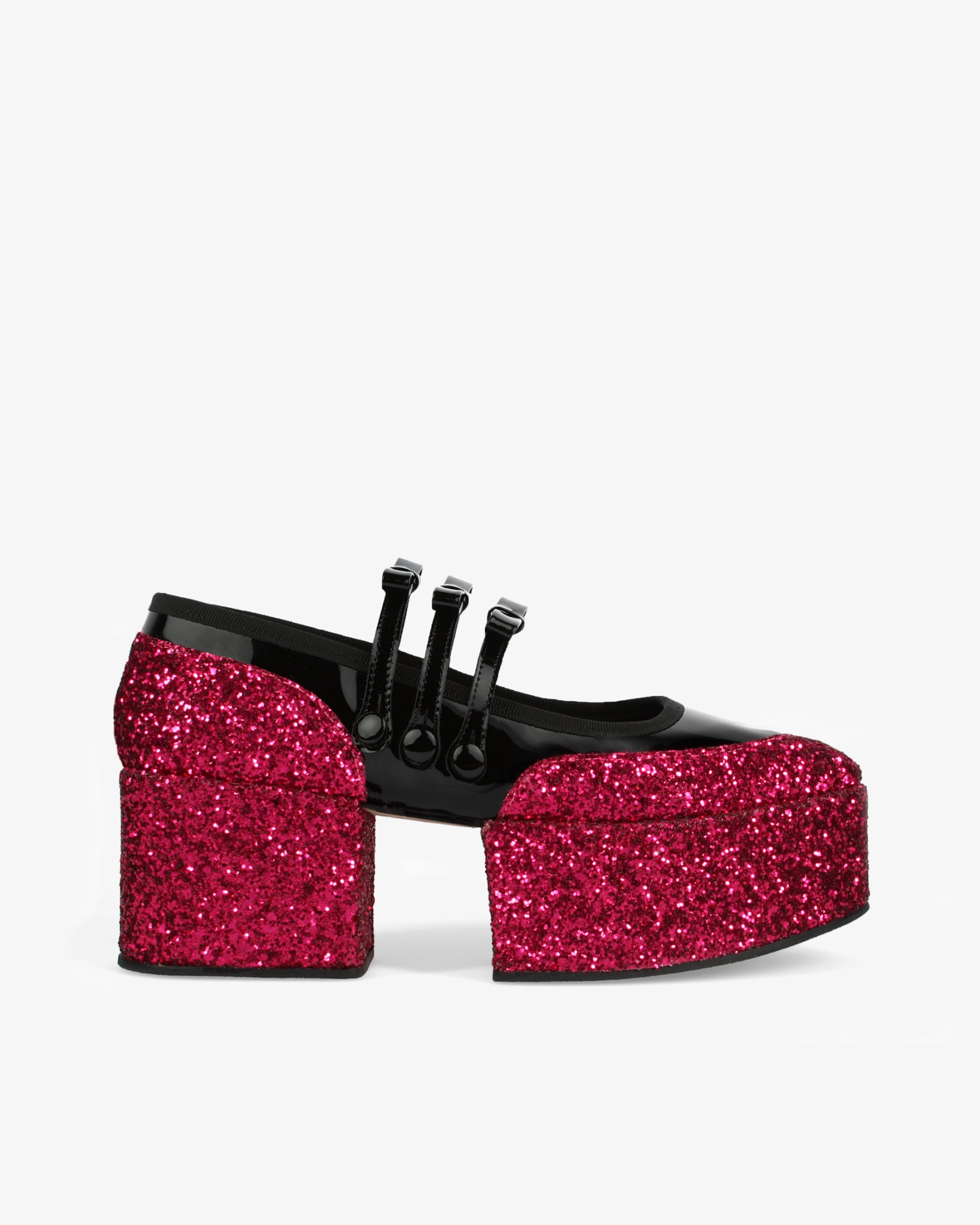 REPETTO x NOIR KEI NINOMIYA - Glitter platform Mary Janes - 1