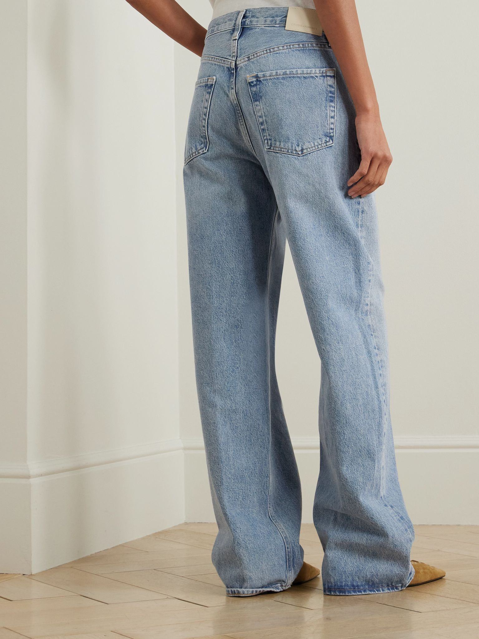 Ayla Baggy high-rise wide-leg jeans Light denim - 4