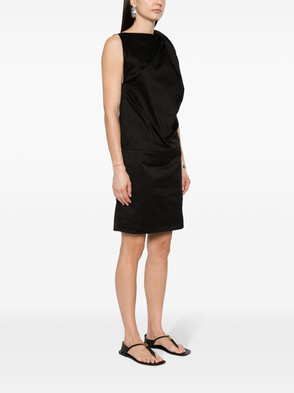 shoulder-twist dress - 3