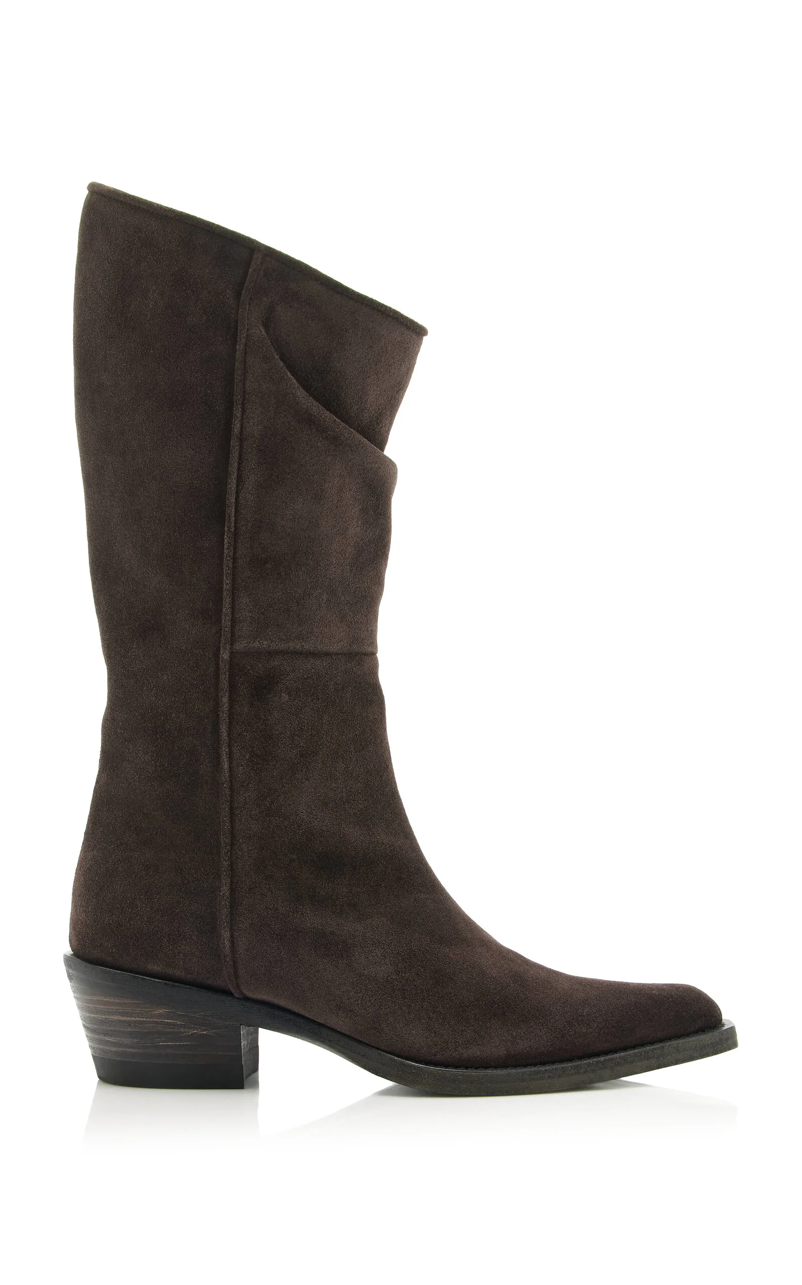 Clive Suede Knee Boots brown - 1