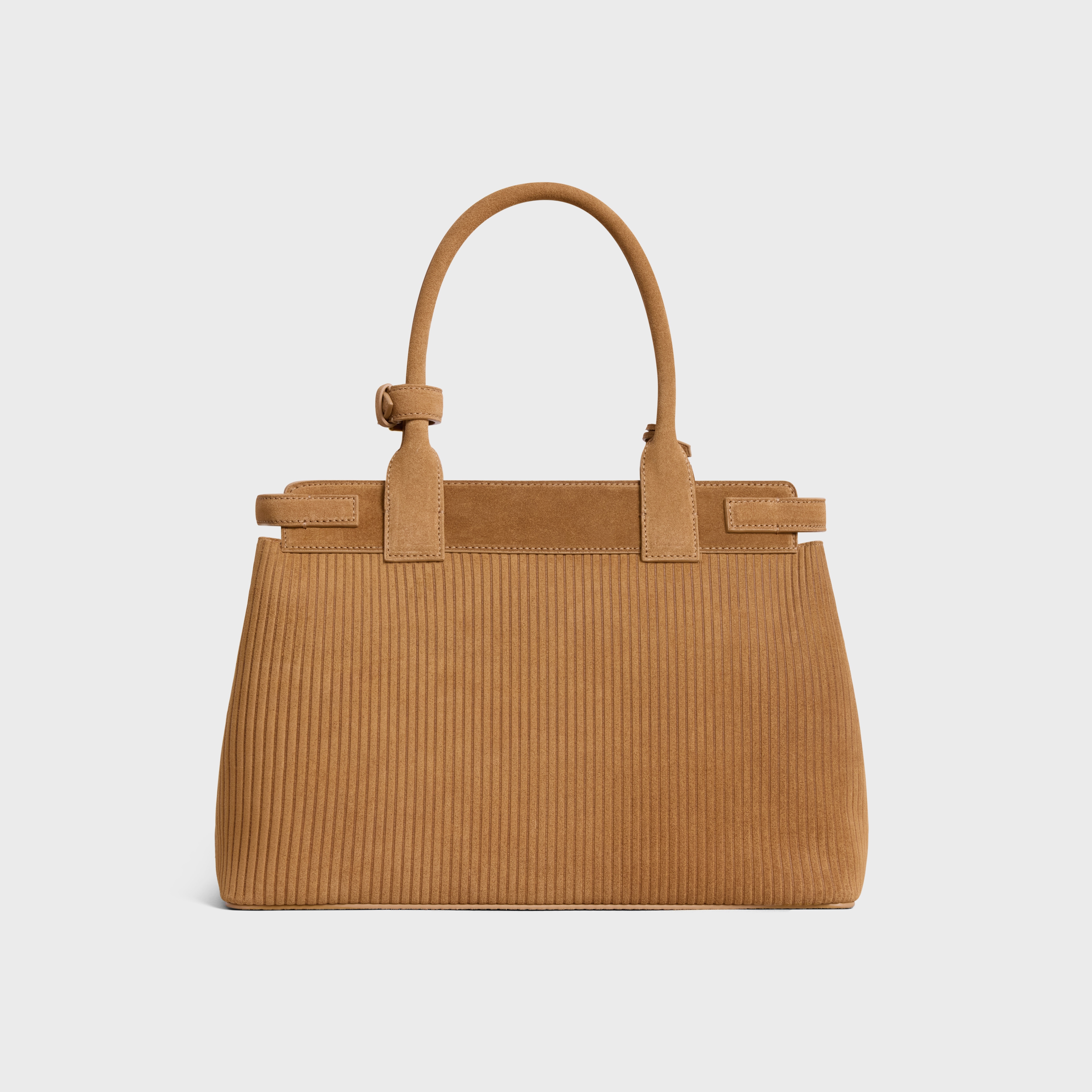 CELINE CONTI BAG in STRIPED SUEDE CALFSKIN - 3