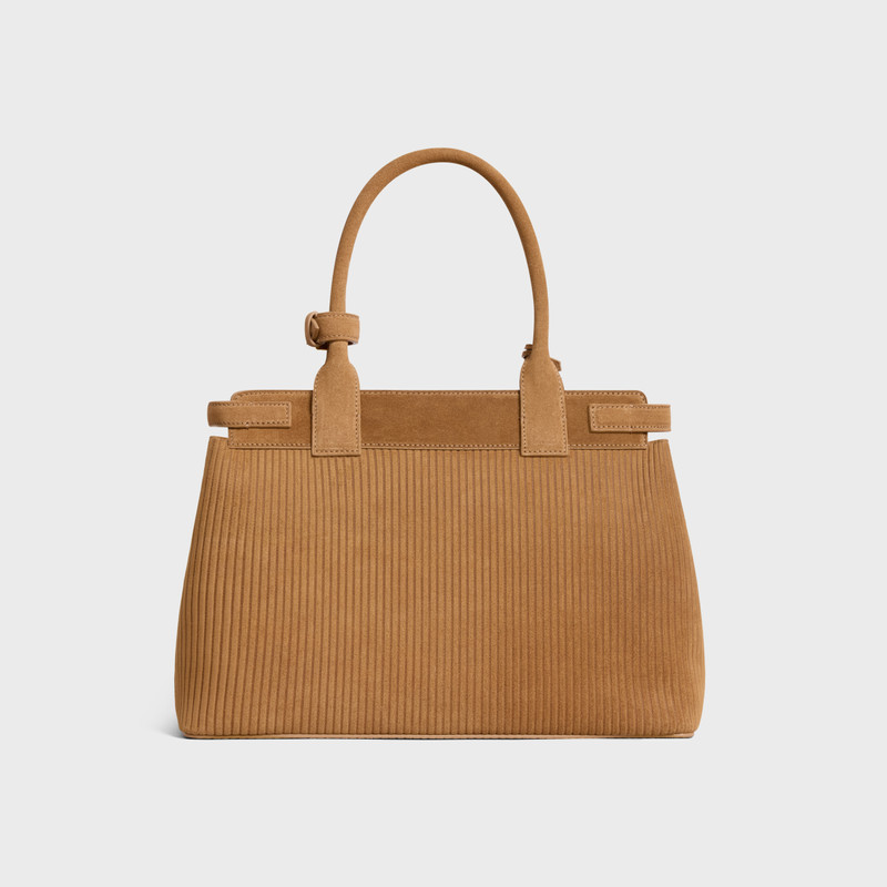 CELINE CONTI BAG in STRIPED SUEDE CALFSKIN 3