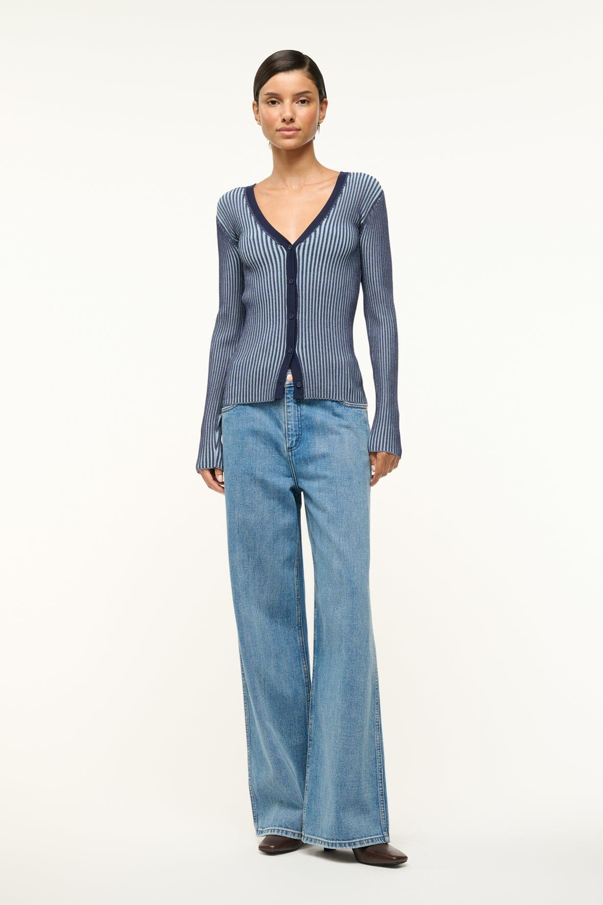 STAUD CARGO SWEATER NAVY CLEAR BLUE - 2