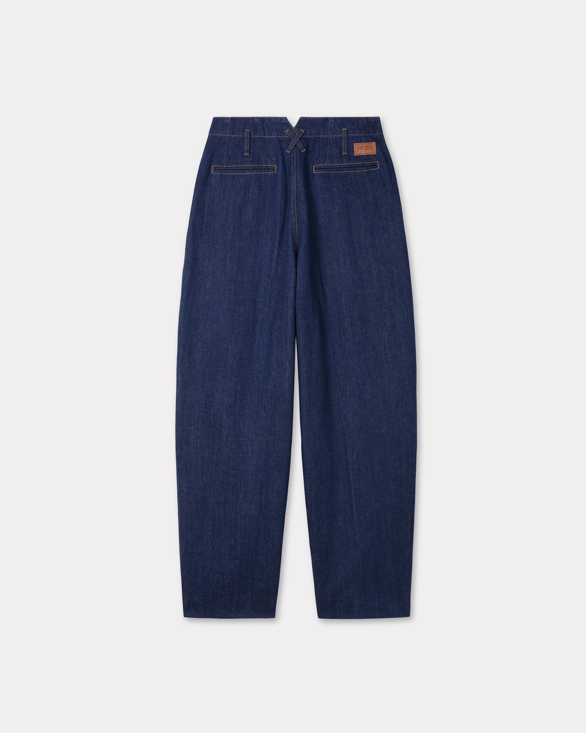 KENZO School boy wide jeans in japanese denim | REVERSIBLE