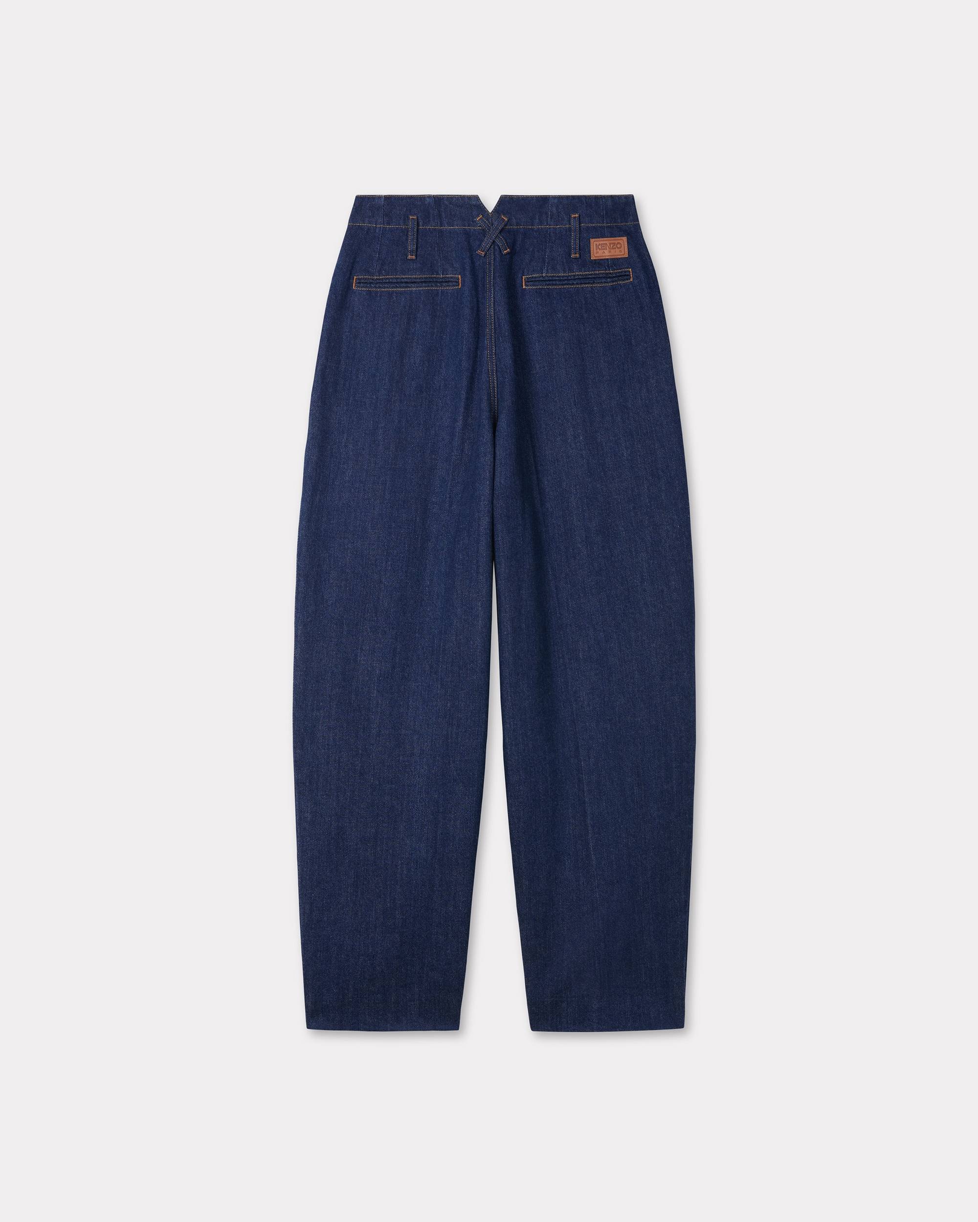 School boy wide jeans in japanese denim - 2