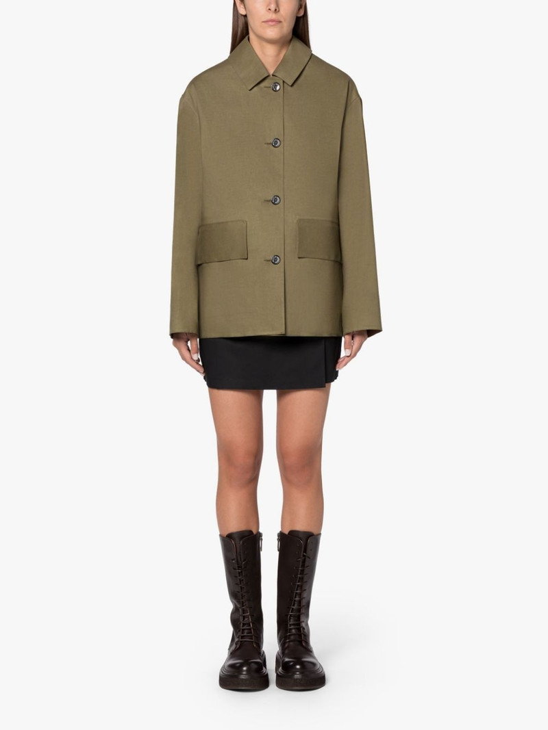 Mackintosh ZINNIA KHAKI BONDED COTTON JACKET outlook