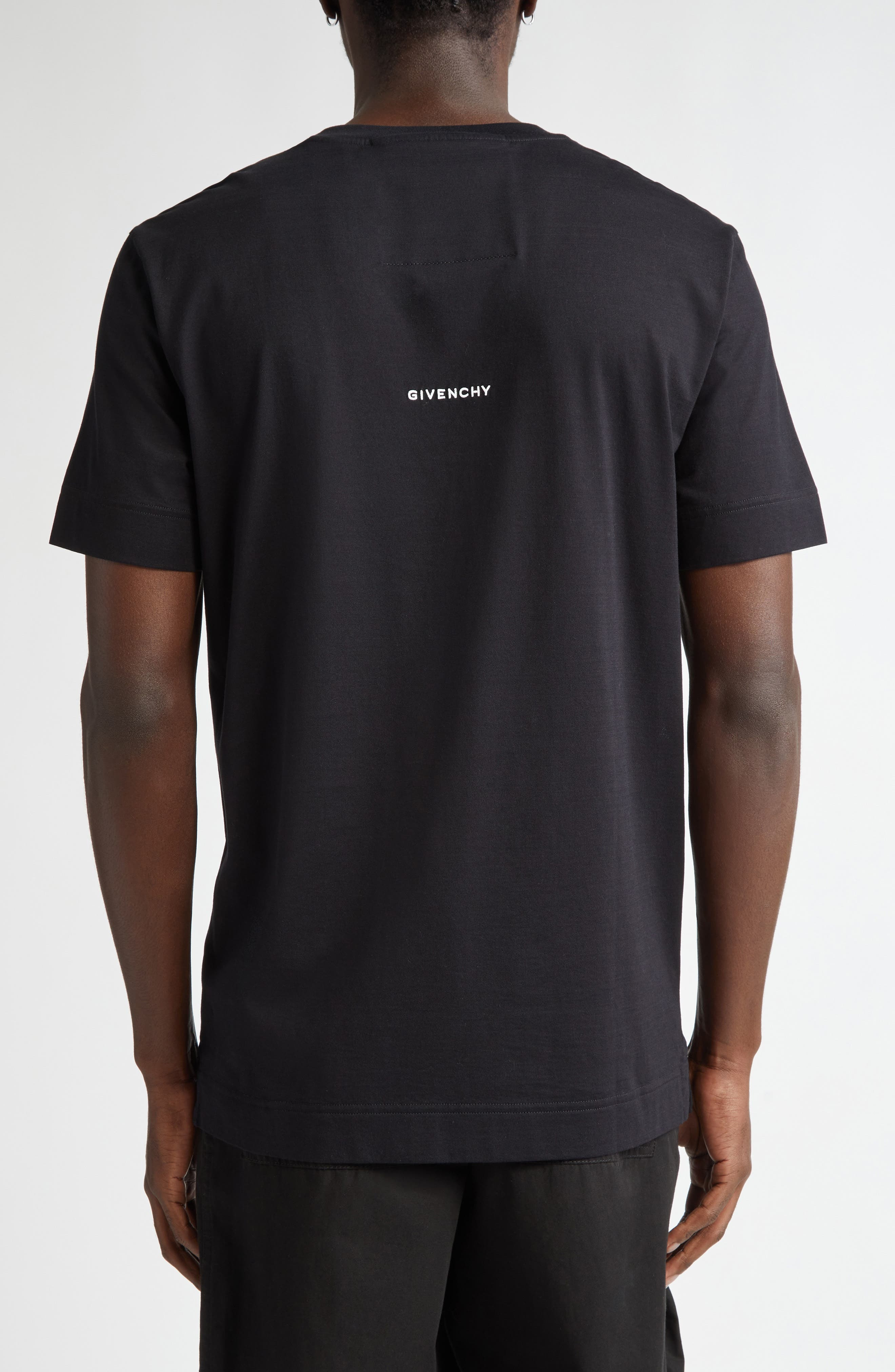 Slim Fit 4G Embroidered Cotton T-Shirt - 2