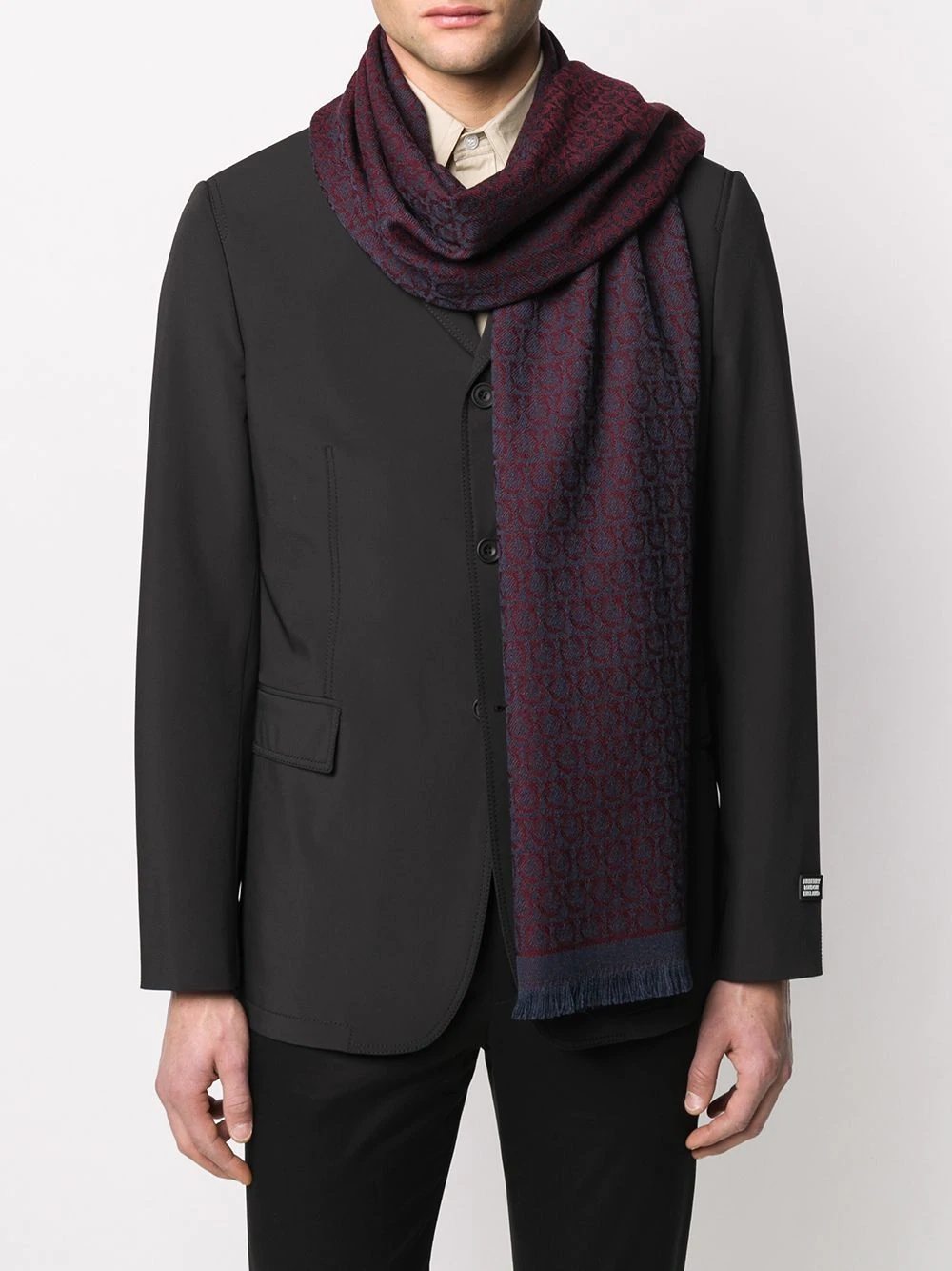 jacquard scarf - 2