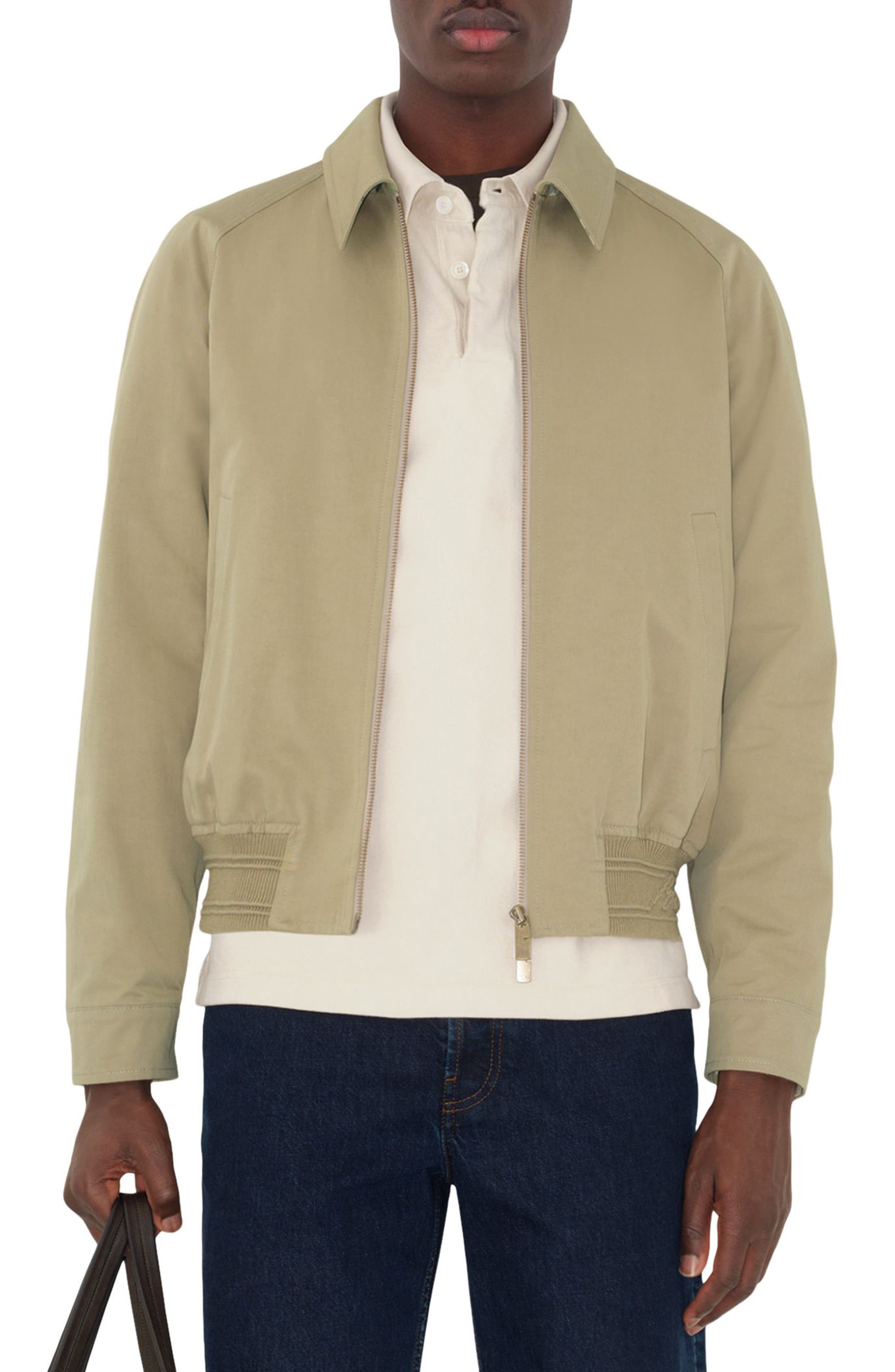 burberry Harrington Cursive Hem Jacket in Skylark at Nordstrom - 1