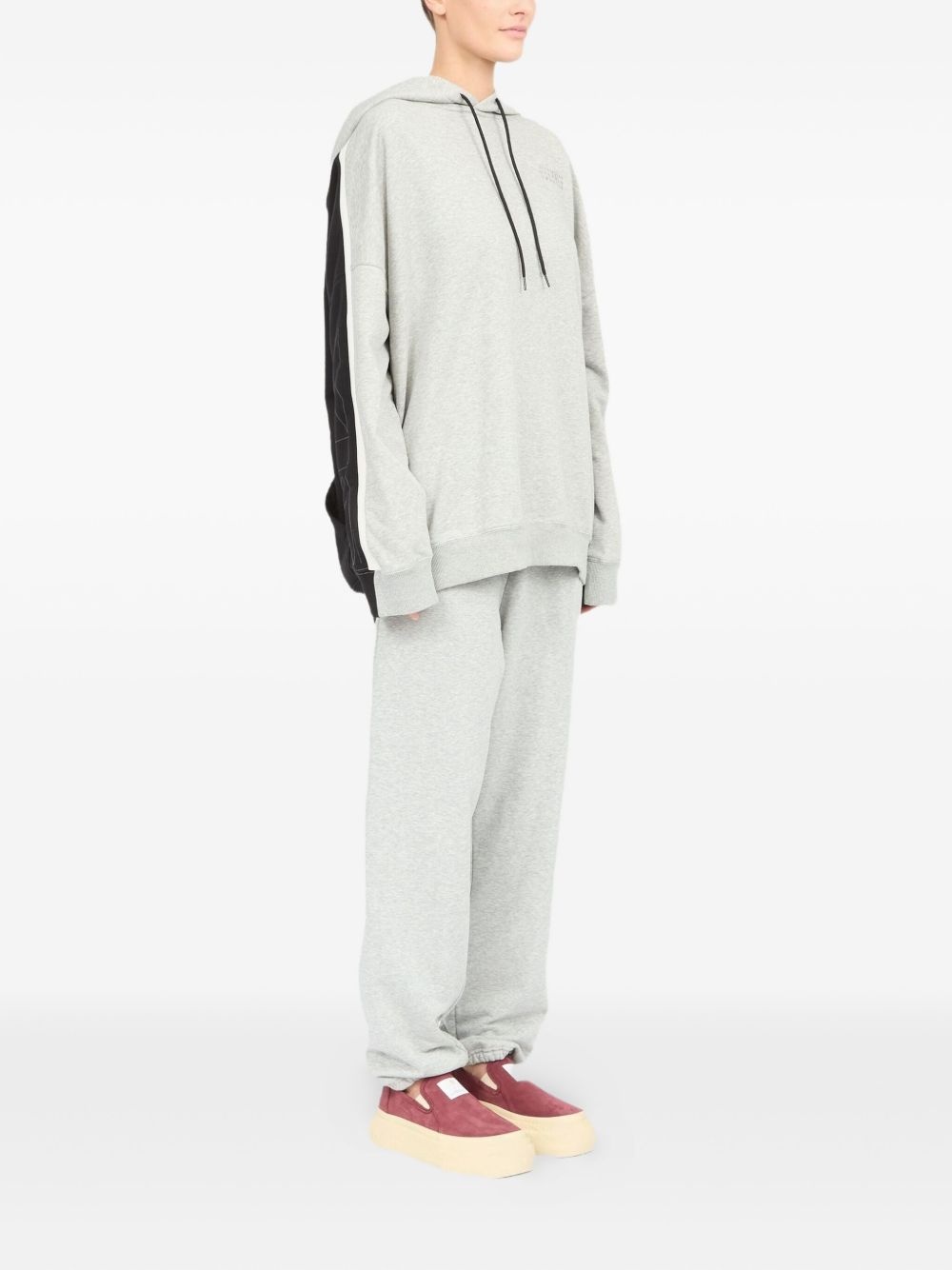 numbers-motif hoodie - 3