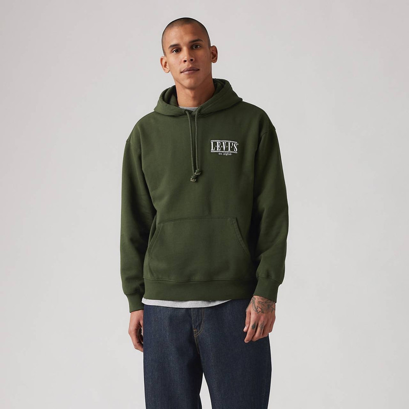 RELAXED FIT GRAPHIC HOODIE SWEATSHIRT 2