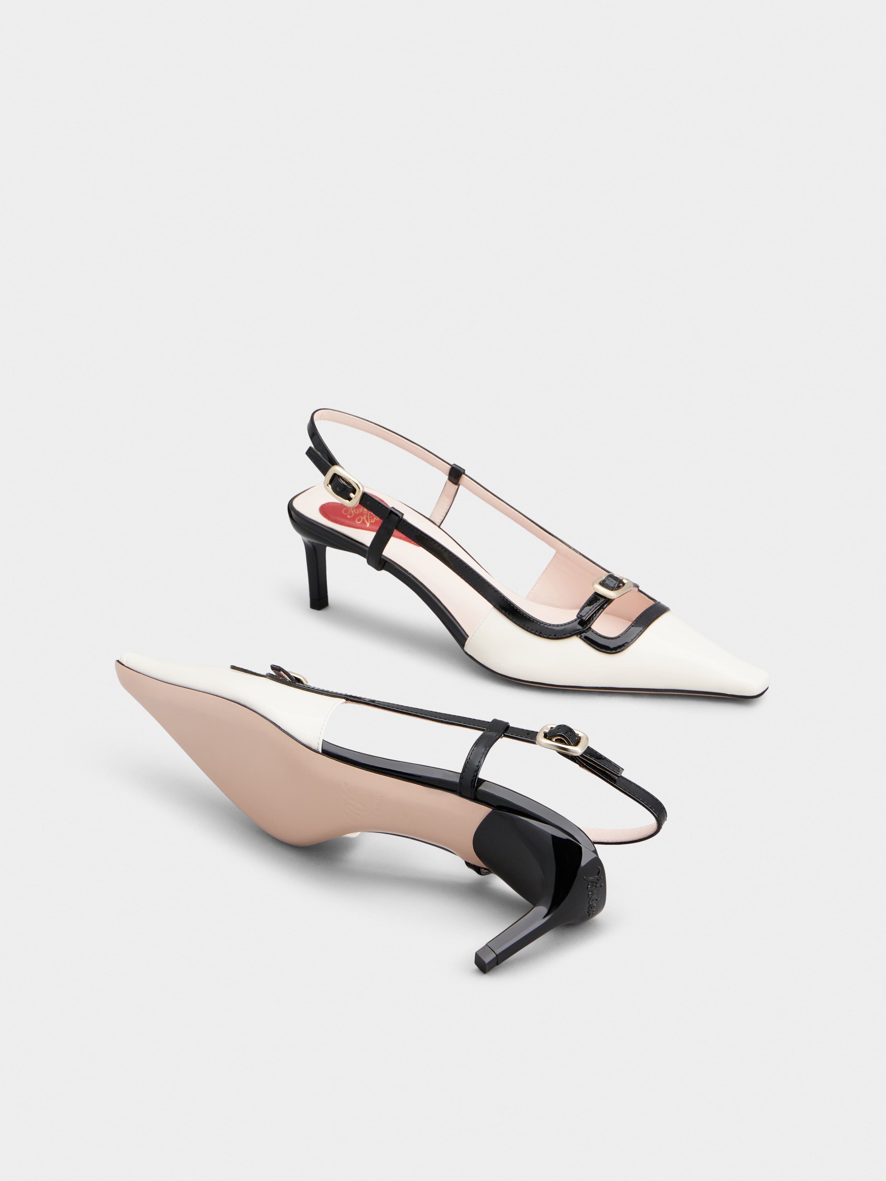 Viv’ Canard Slingback Pumps in Patent Leather - 6