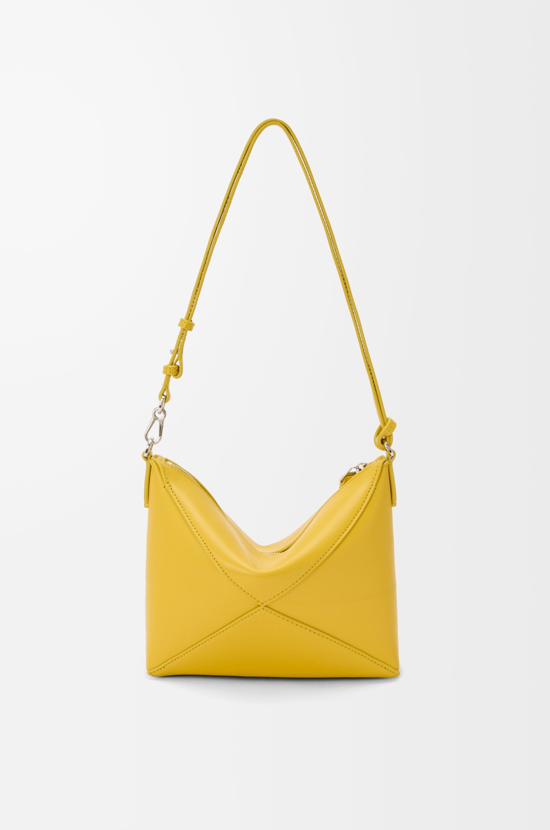 Puzzle Fold pouch in shiny nappa calfskin - 5