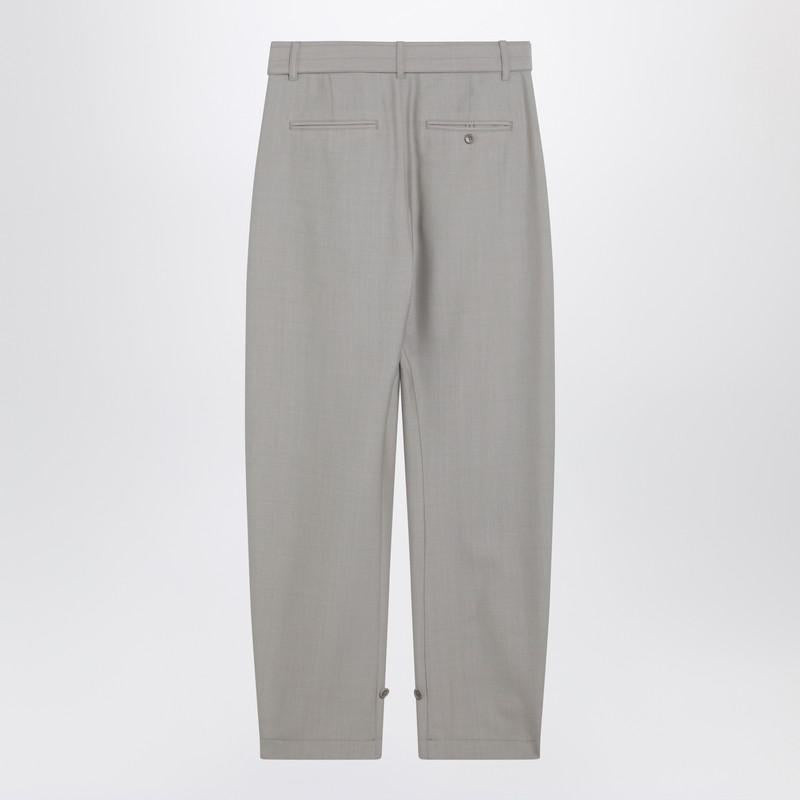 Lemaire Lemaire Taupe Trousers With Ankle Tabs outlook