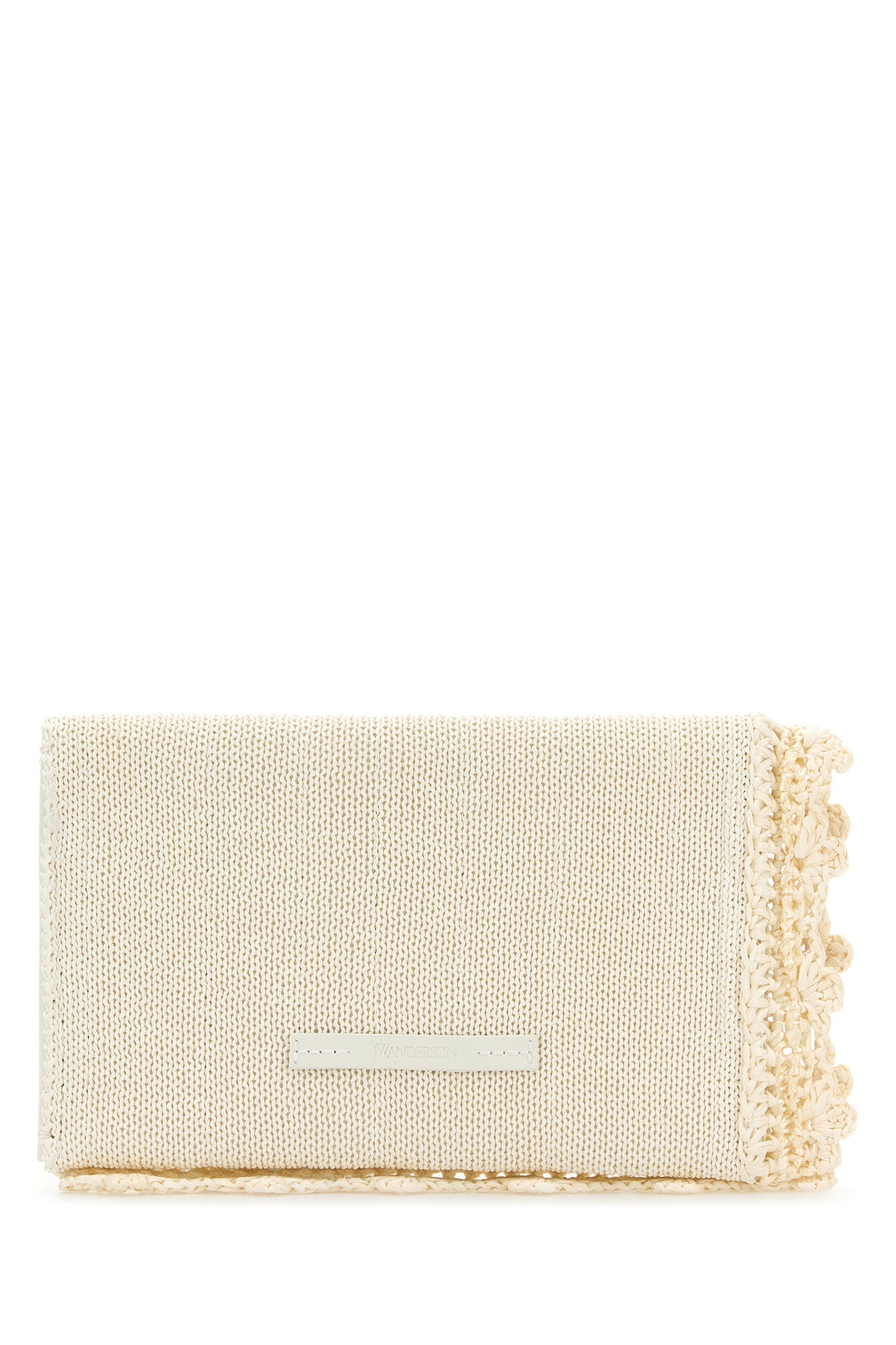 Ivory crochet clutch - 3